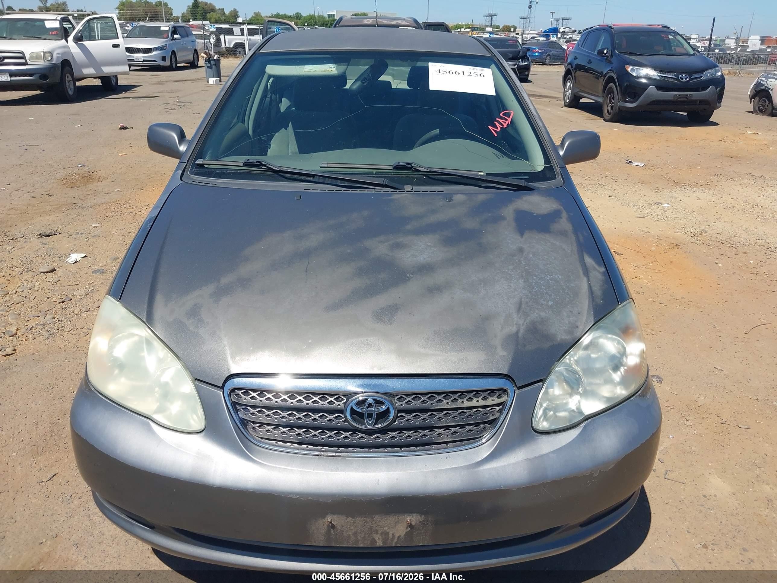 2006 Toyota Corolla Le Серый vin: 1NXBR32EX6Z614110