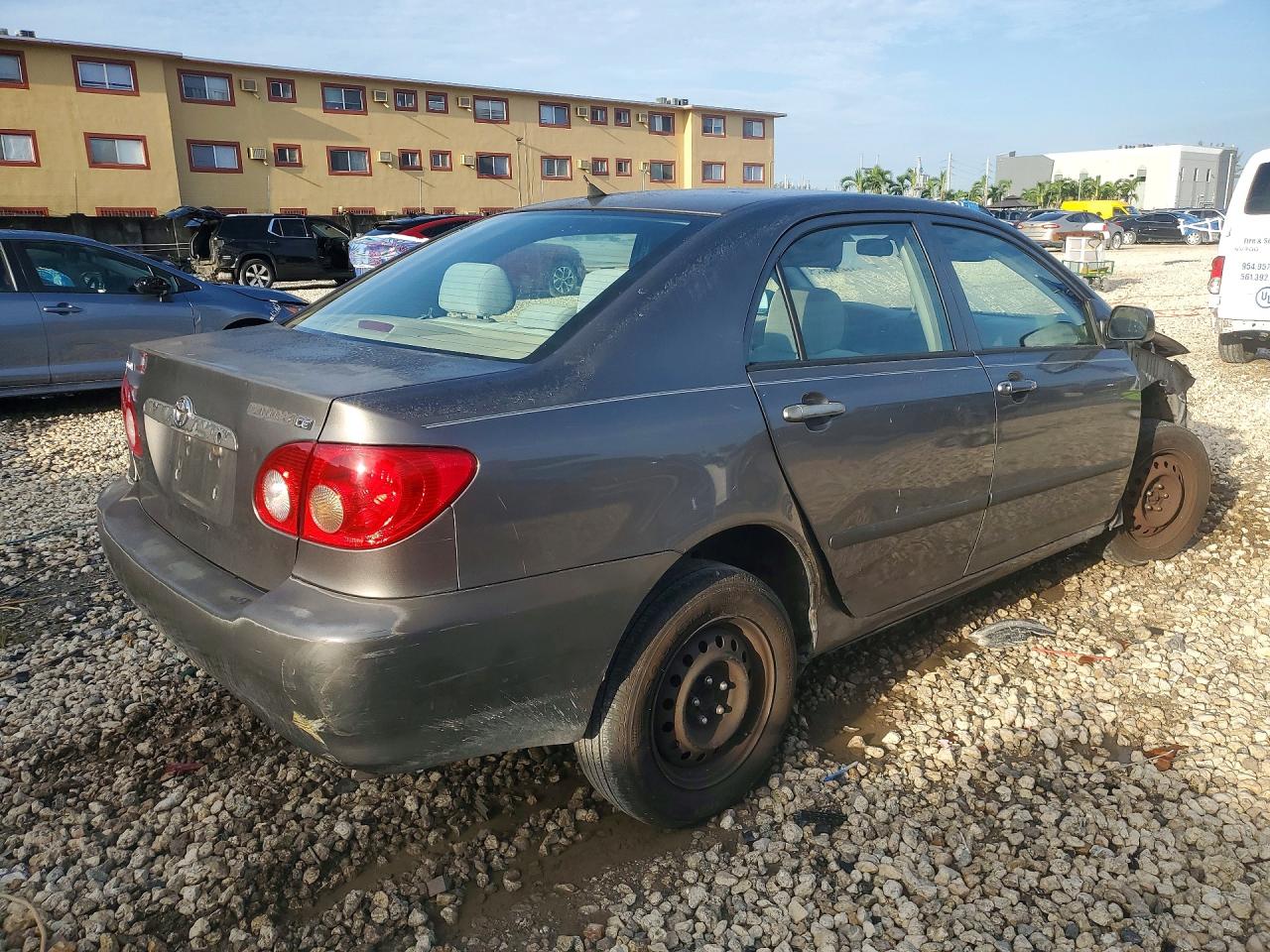 2006 Toyota Corolla Ce Gray vin: 1NXBR32EX6Z615225