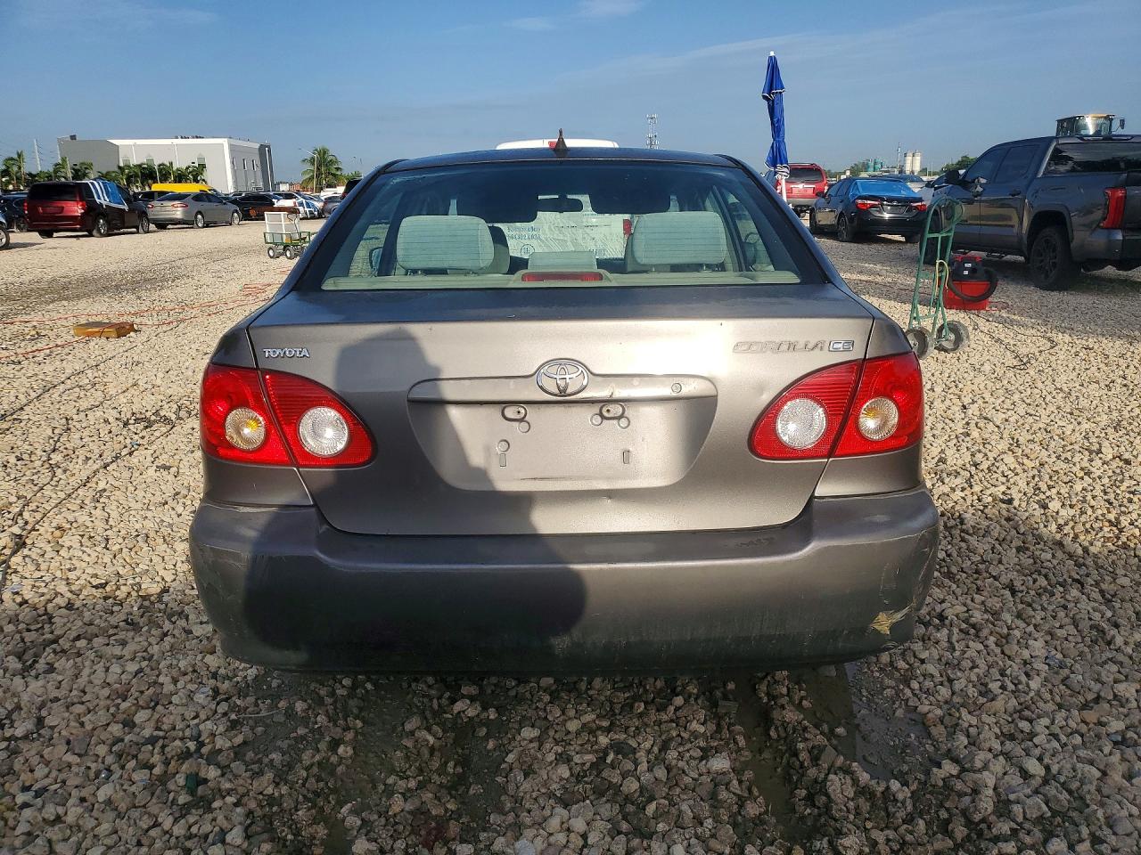 2006 Toyota Corolla Ce Gray vin: 1NXBR32EX6Z615225