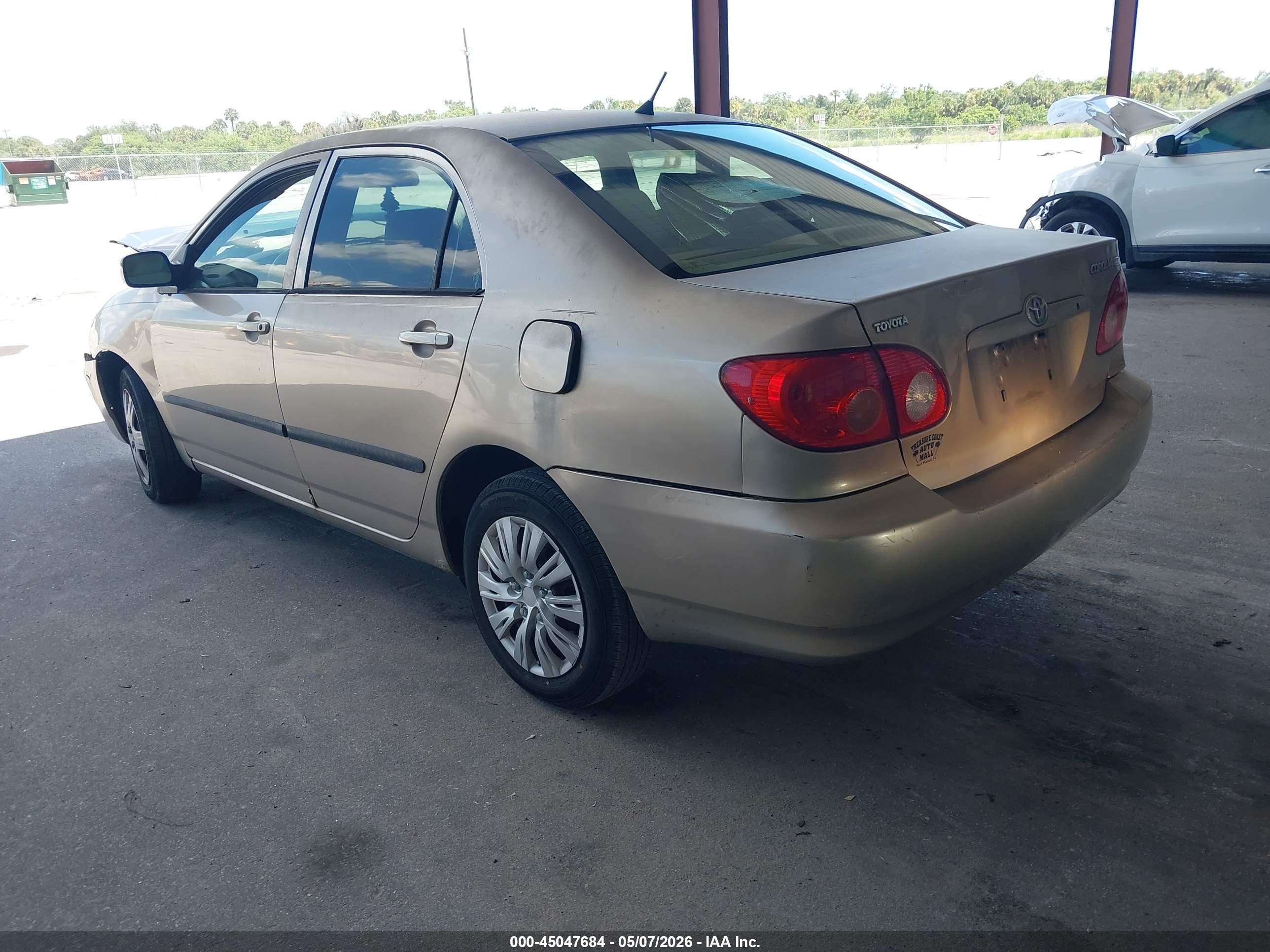 2006 Toyota Corolla Ce Beige vin: 1NXBR32EX6Z634969