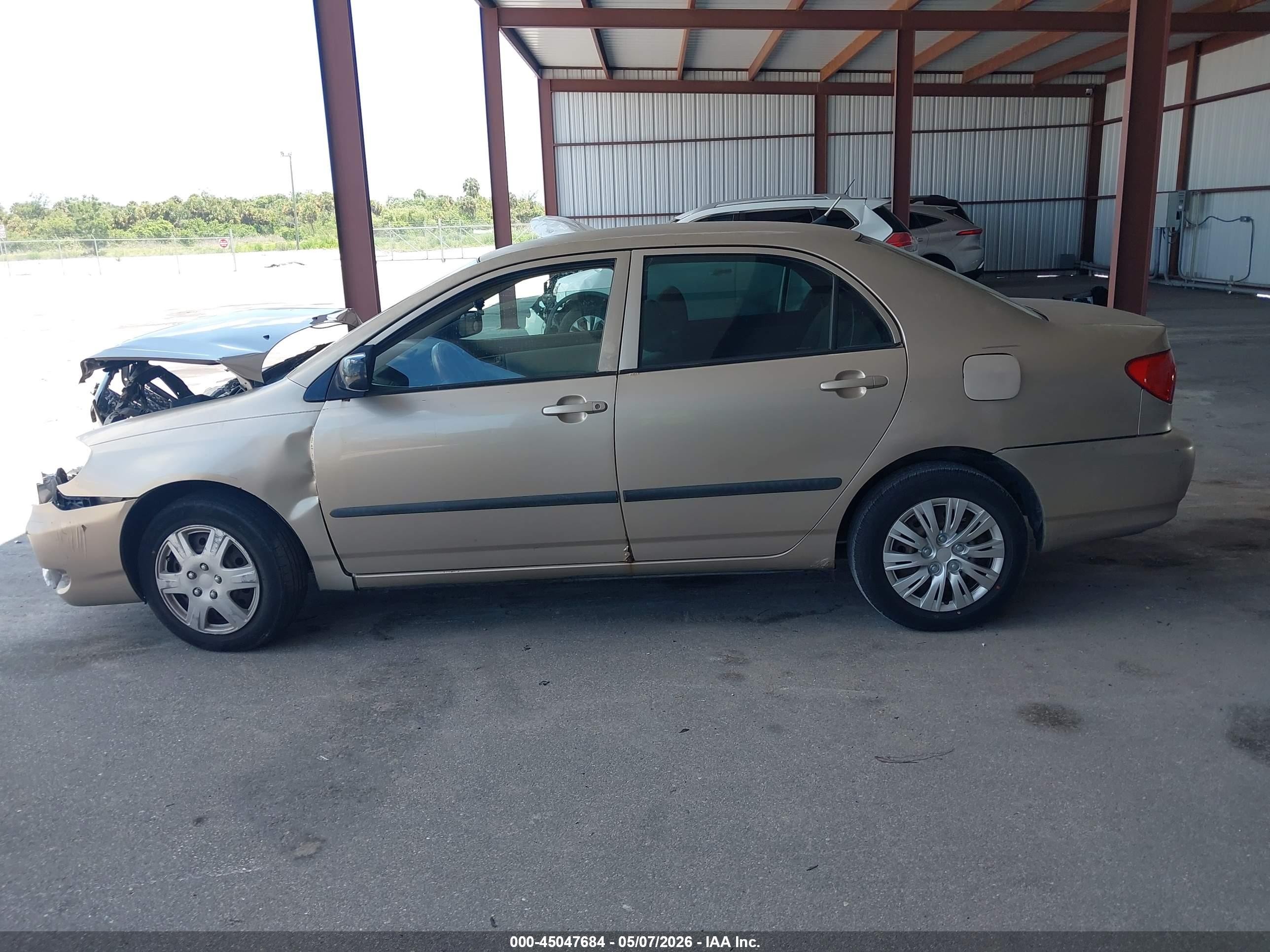 2006 Toyota Corolla Ce Beige vin: 1NXBR32EX6Z634969