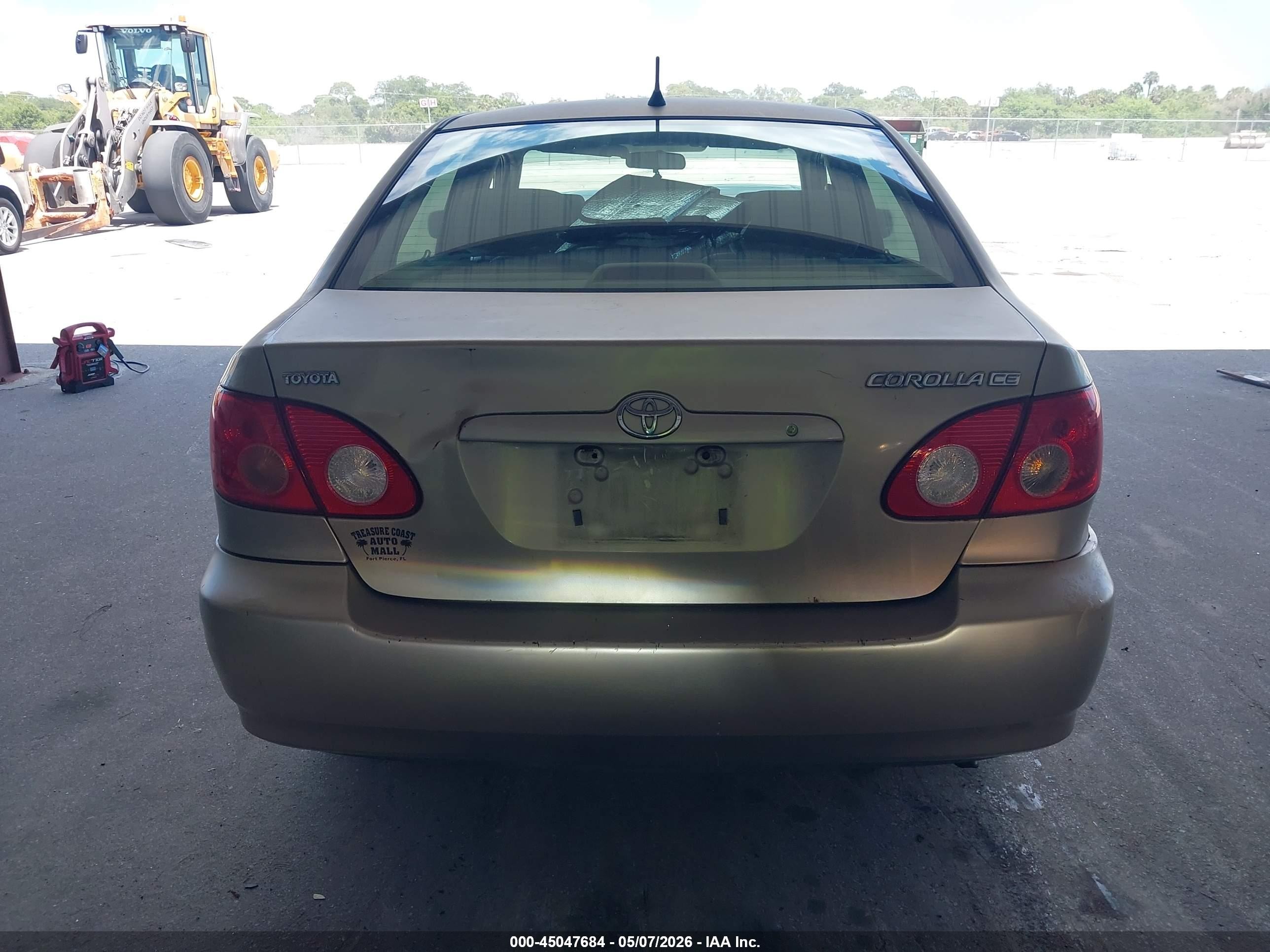 2006 Toyota Corolla Ce Beige vin: 1NXBR32EX6Z634969