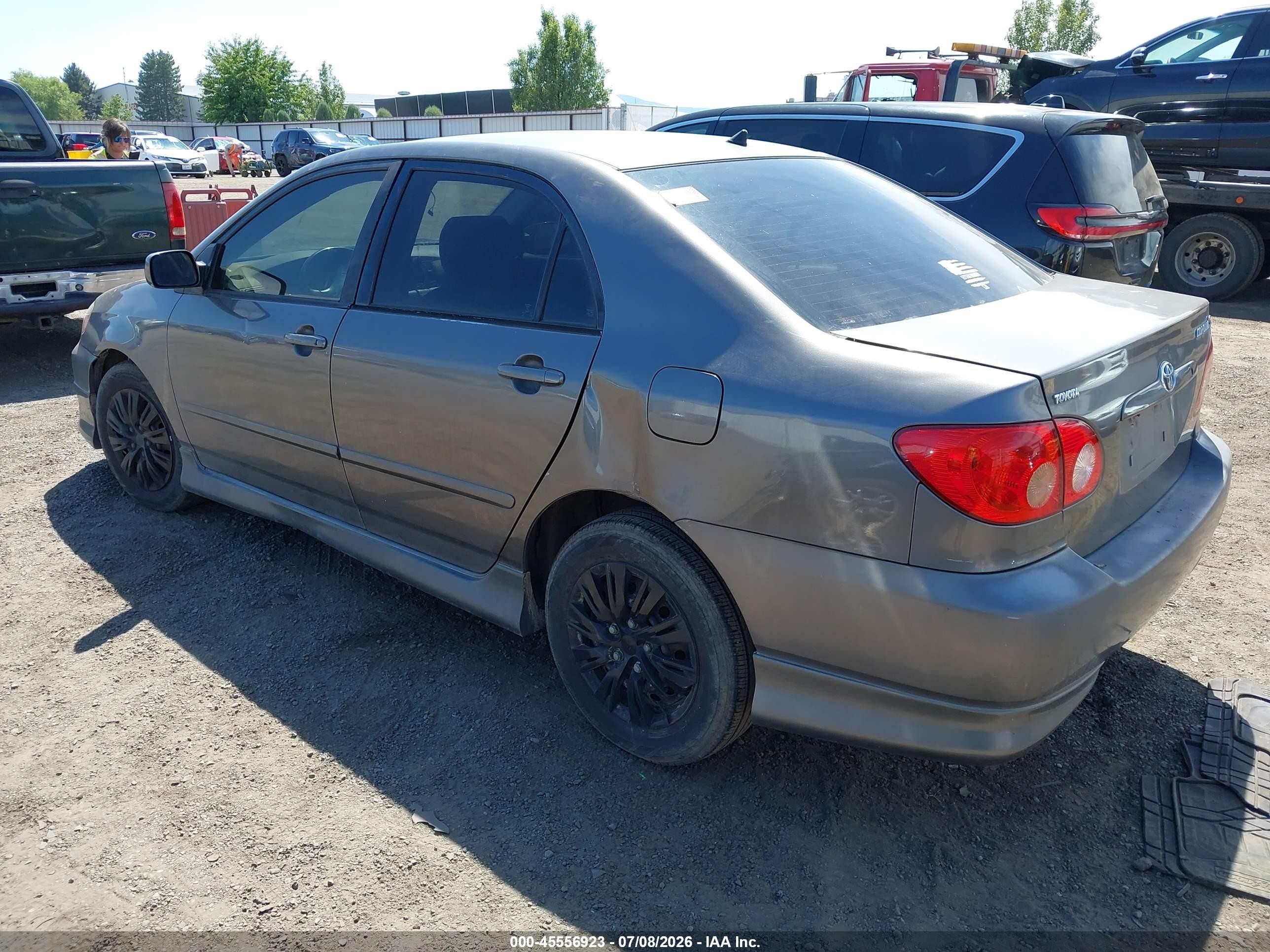 2006 Toyota Corolla S Серый vin: 1NXBR32EX6Z655806