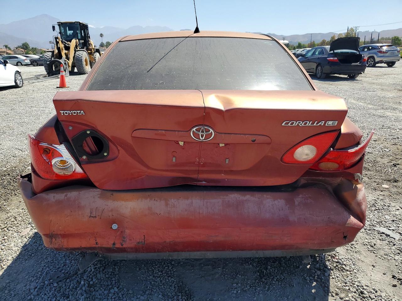 2006 Toyota Corolla Le Оранжевый vin: 1NXBR32EX6Z656728