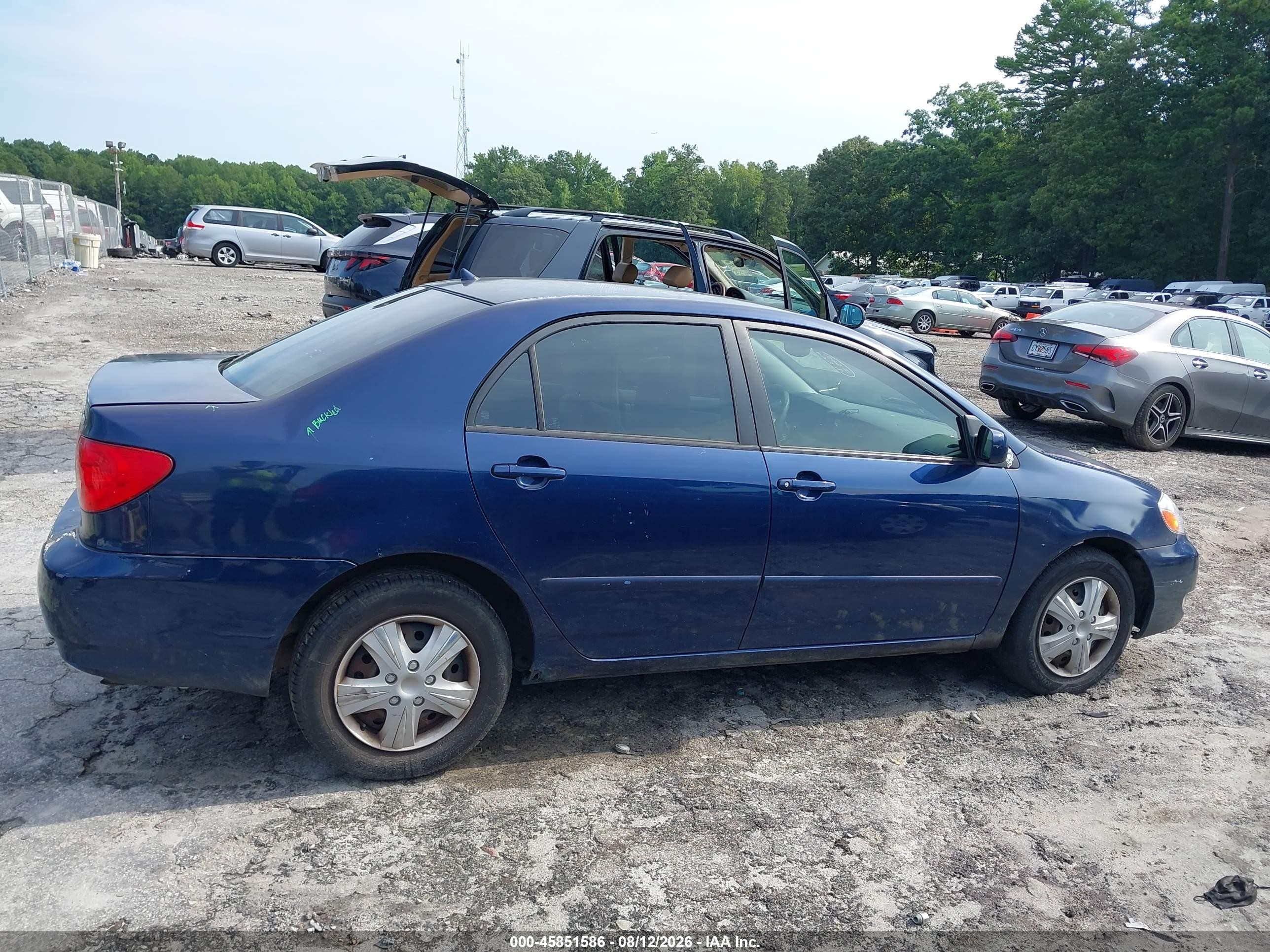 2006 Toyota Corolla Le Blue vin: 1NXBR32EX6Z662917