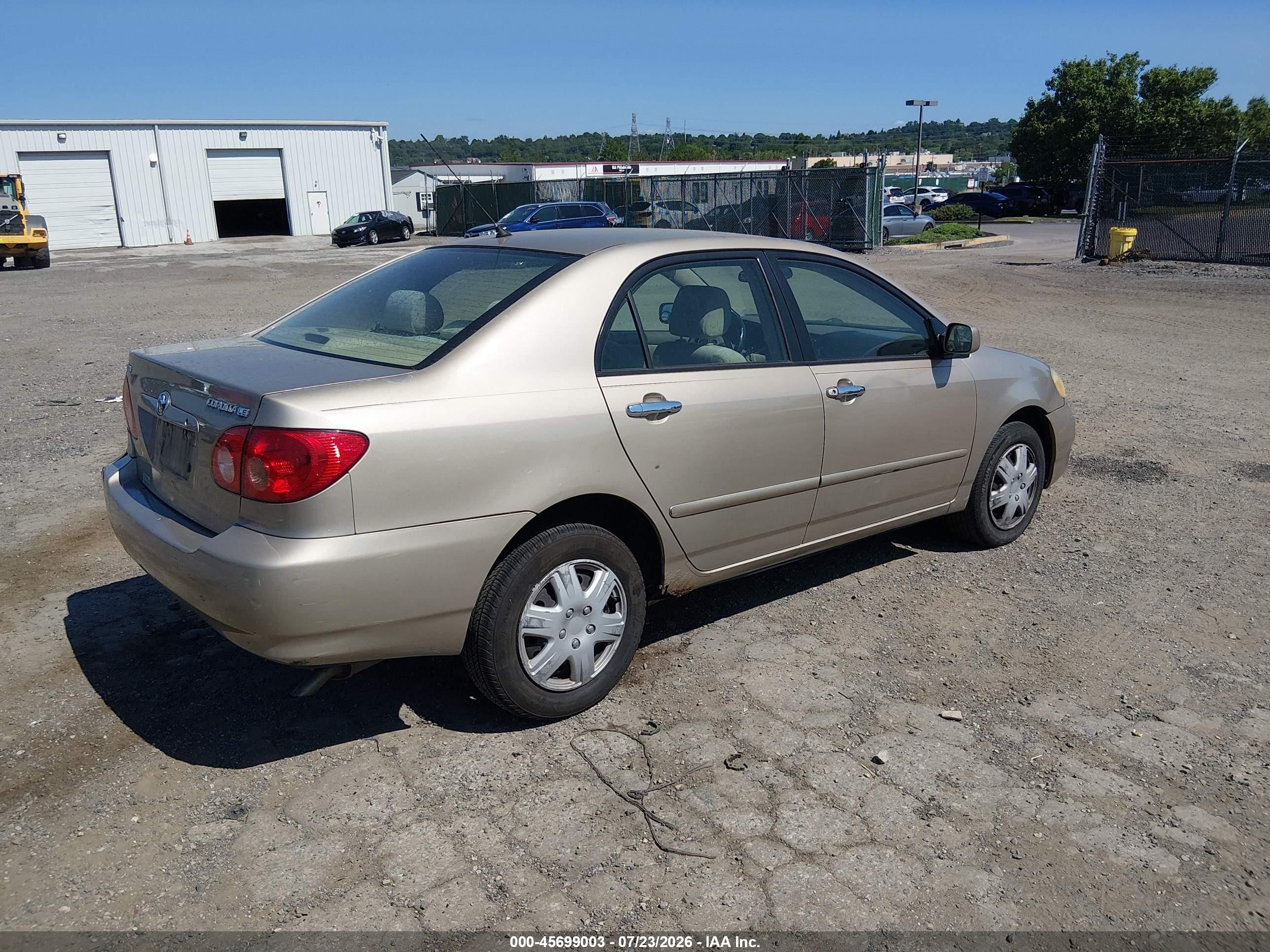 2006 Toyota Corolla Le Tan vin: 1NXBR32EX6Z662979