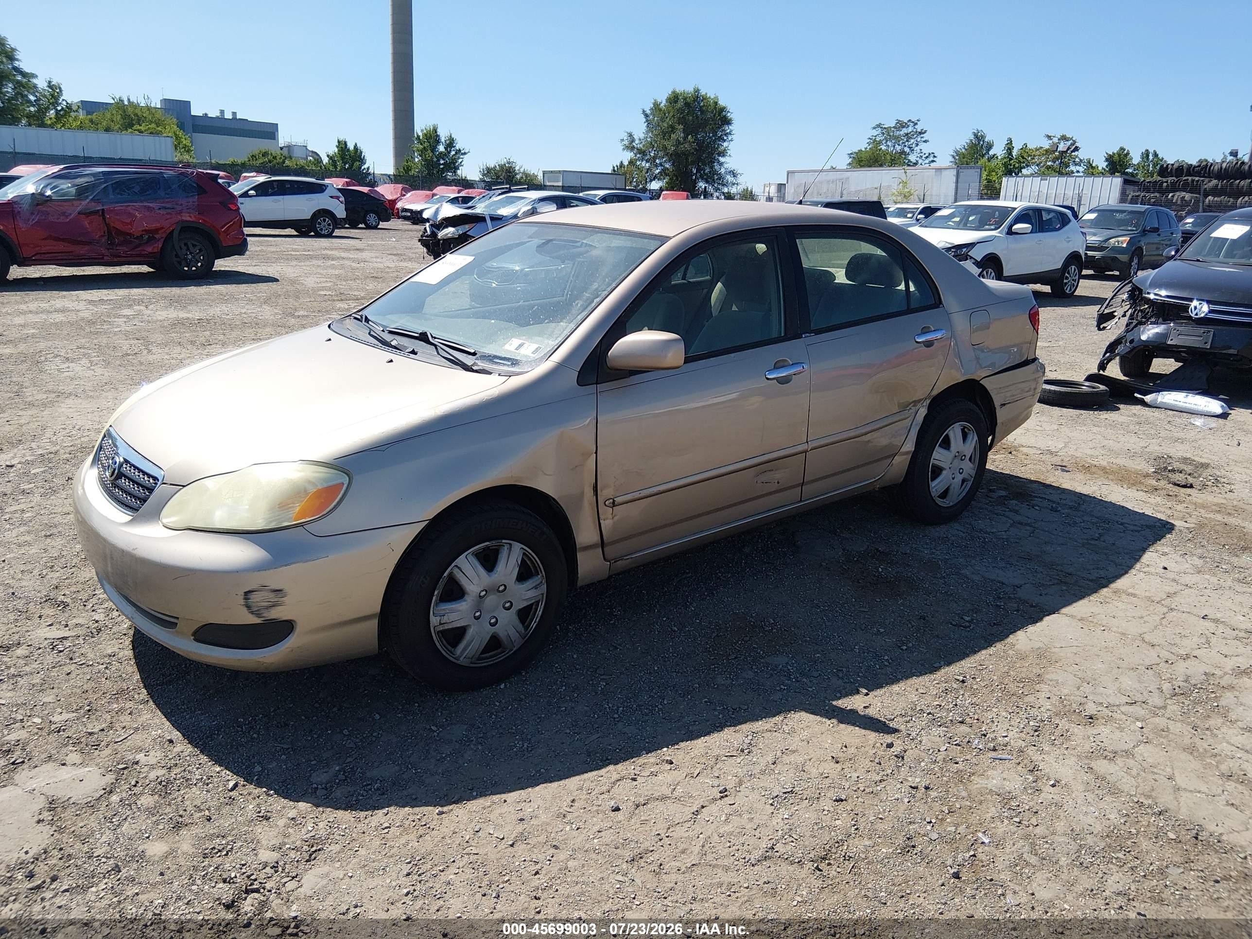 2006 Toyota Corolla Le Tan vin: 1NXBR32EX6Z662979