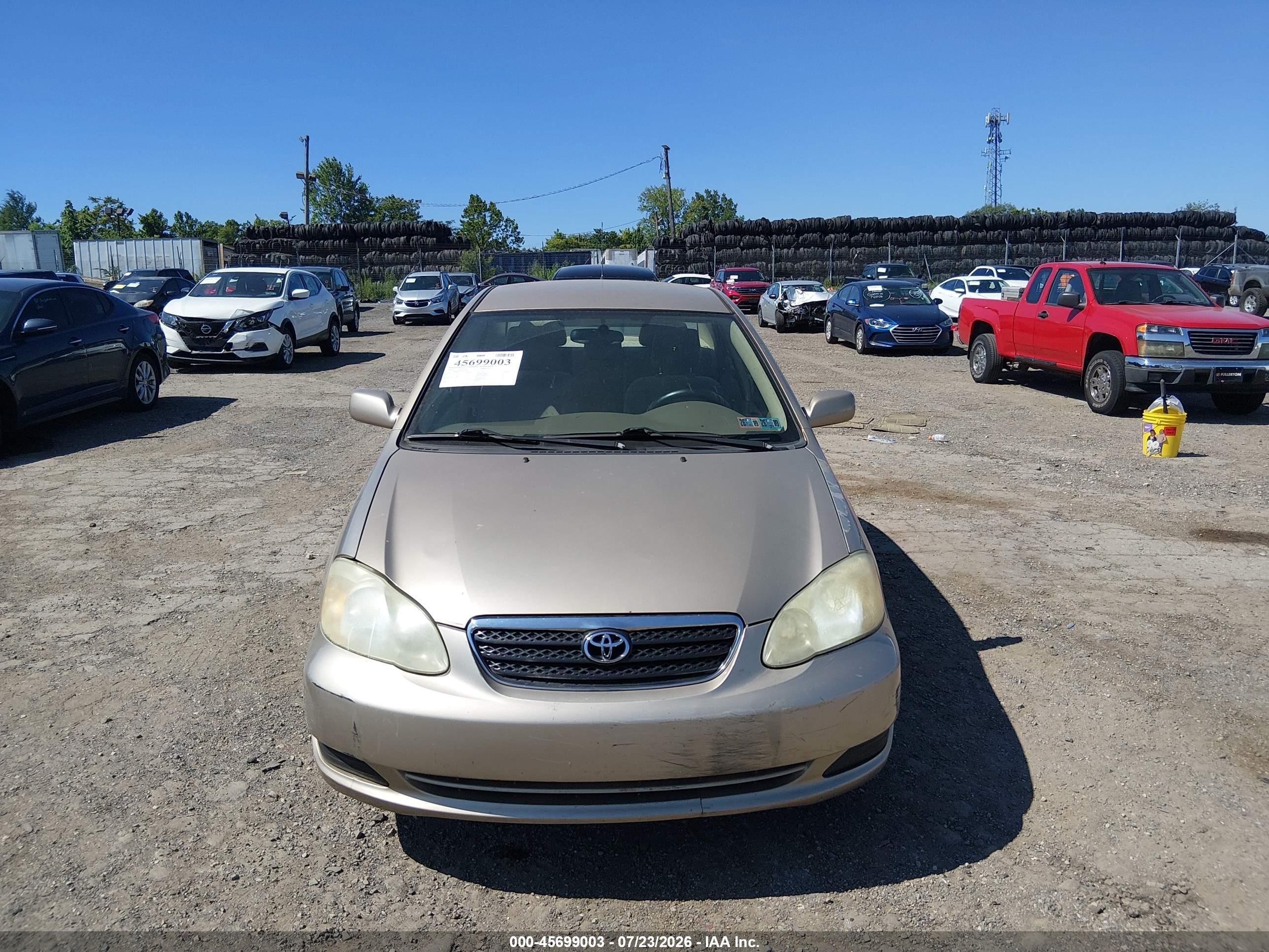 2006 Toyota Corolla Le Tan vin: 1NXBR32EX6Z662979