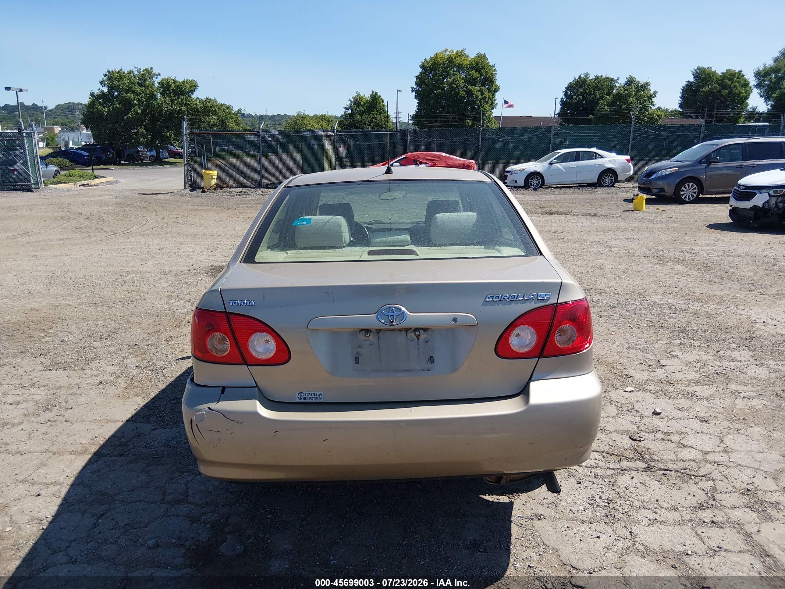 2006 Toyota Corolla Le Tan vin: 1NXBR32EX6Z662979