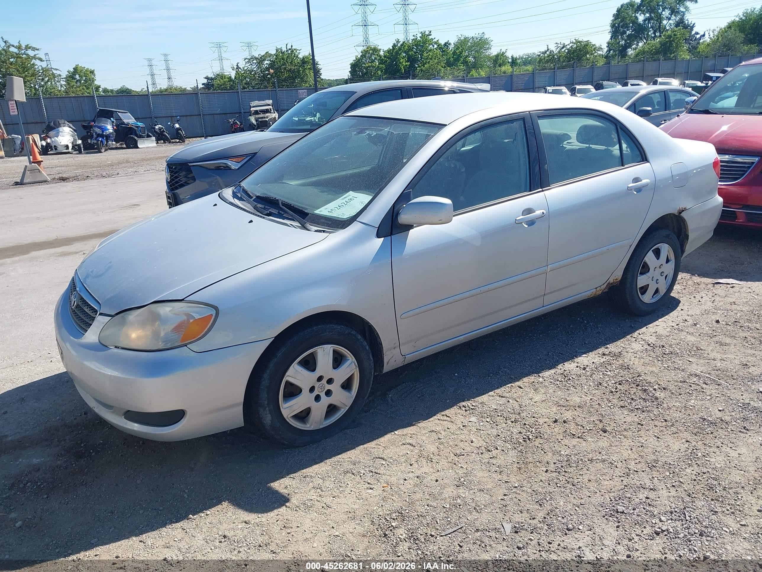 2006 Toyota Corolla Le Silver vin: 1NXBR32EX6Z708956