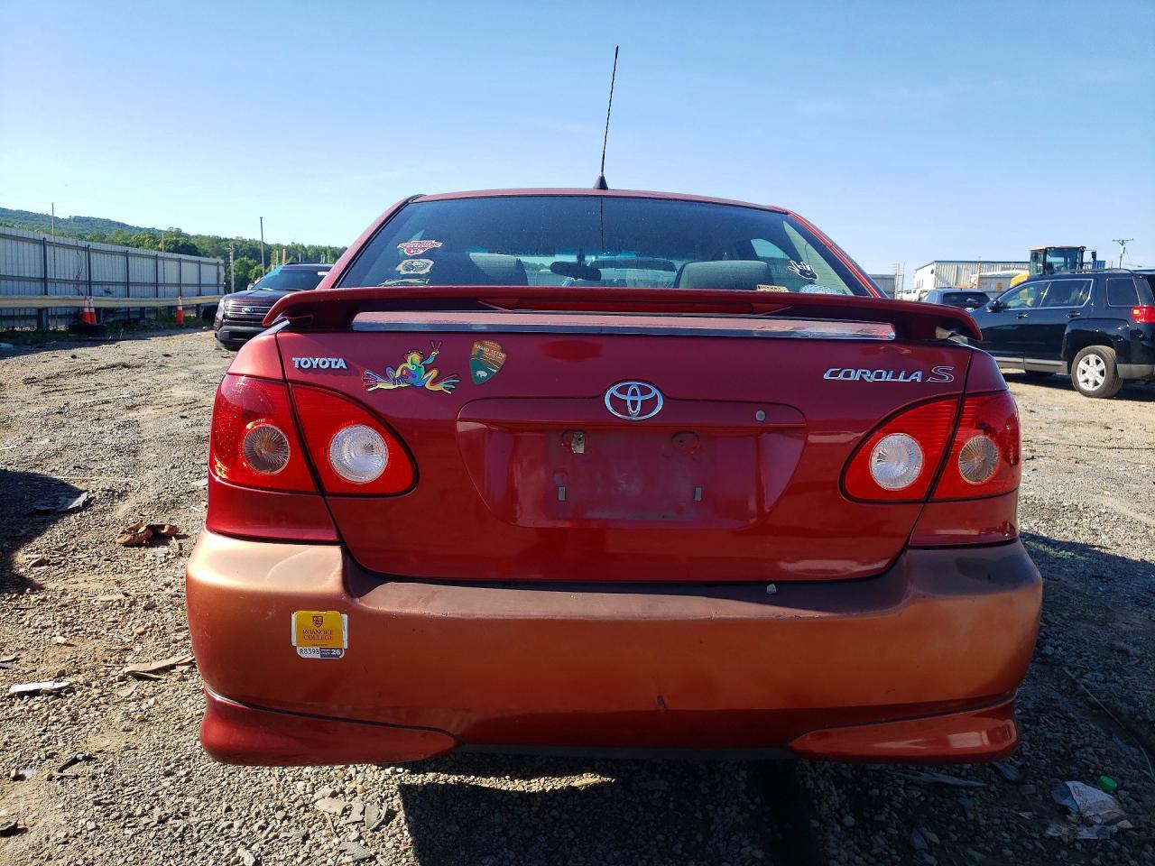 2006 Toyota Corolla S Red vin: 1NXBR32EX6Z728768