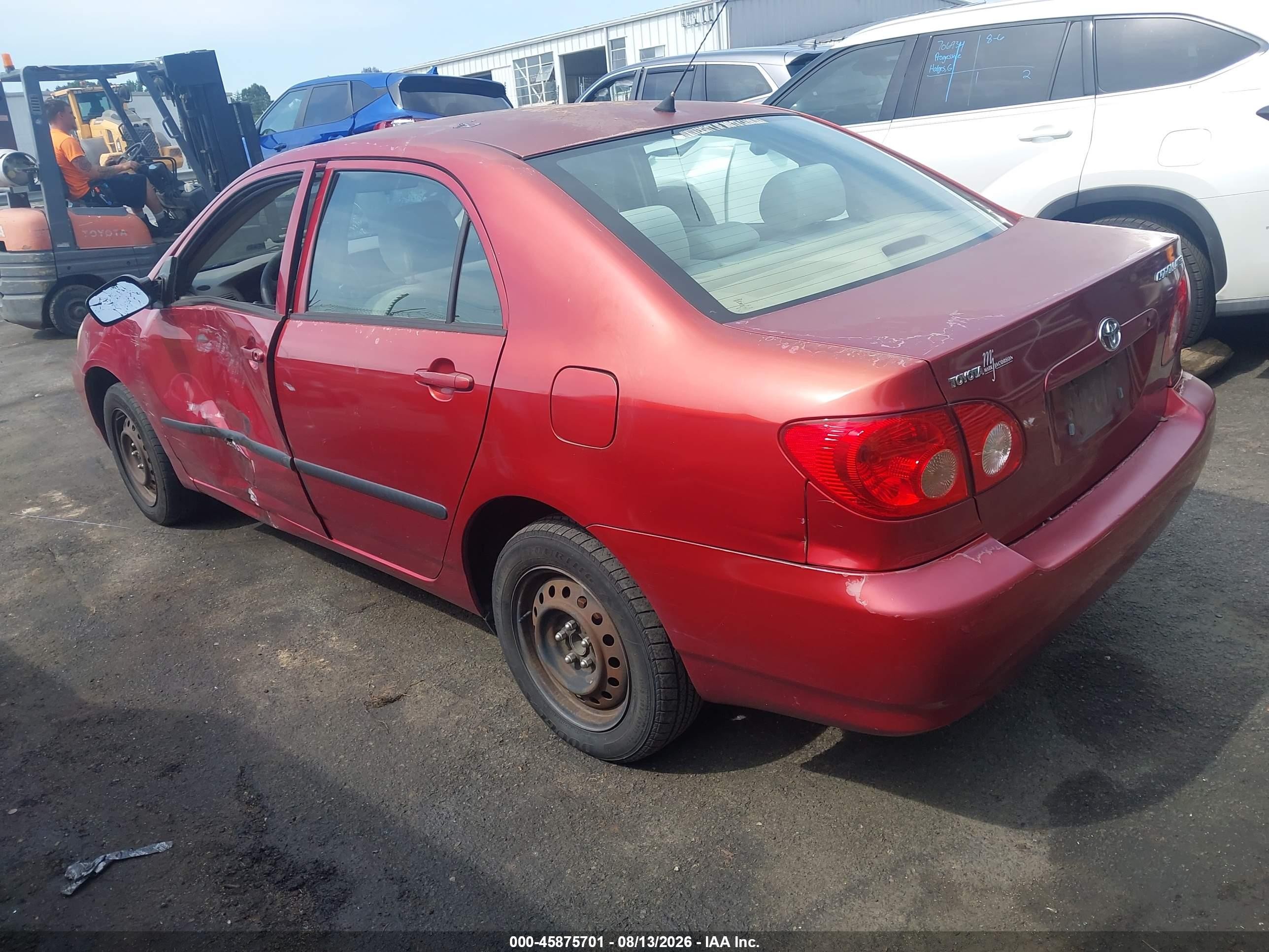 2006 Toyota Corolla Ce Красный vin: 1NXBR32EX6Z729550