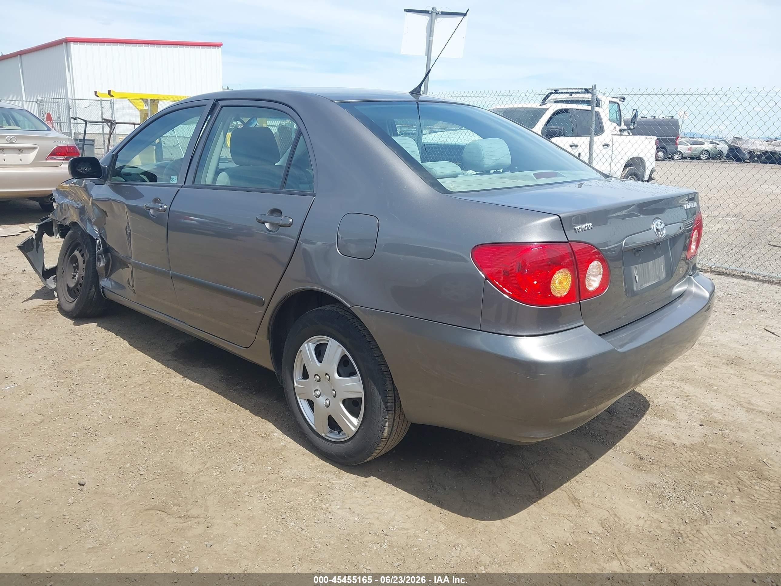 2006 Toyota Corolla Ce Gray vin: 1NXBR32EX6Z744419
