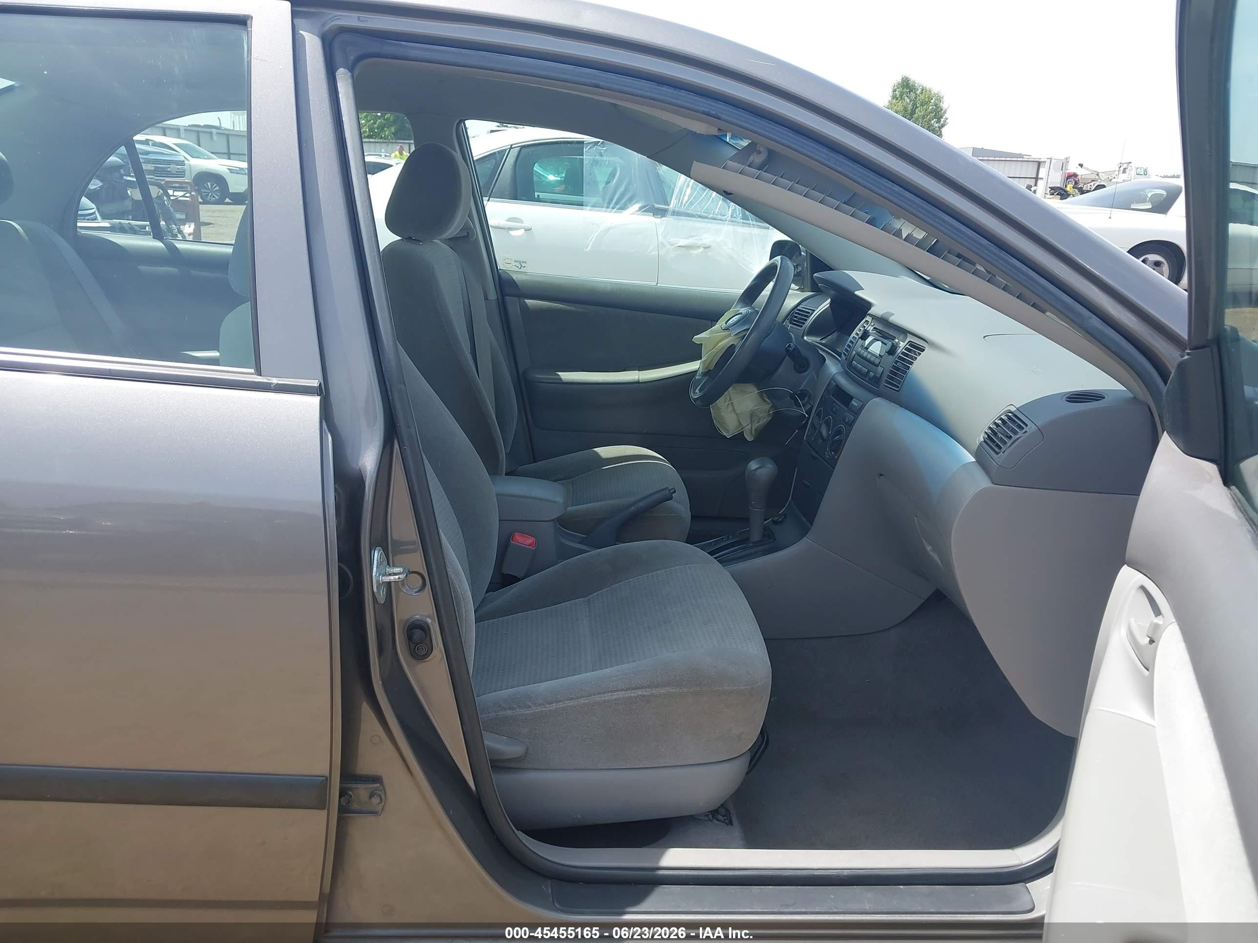 2006 Toyota Corolla Ce Gray vin: 1NXBR32EX6Z744419
