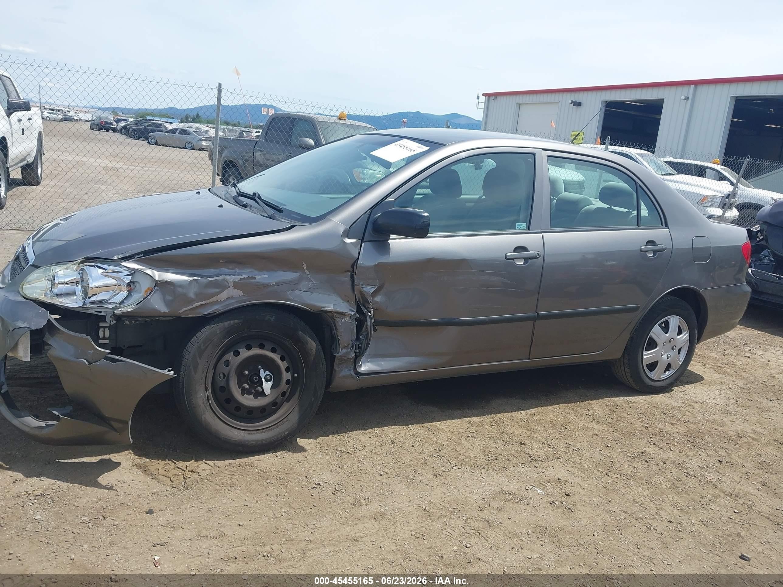 2006 Toyota Corolla Ce Gray vin: 1NXBR32EX6Z744419