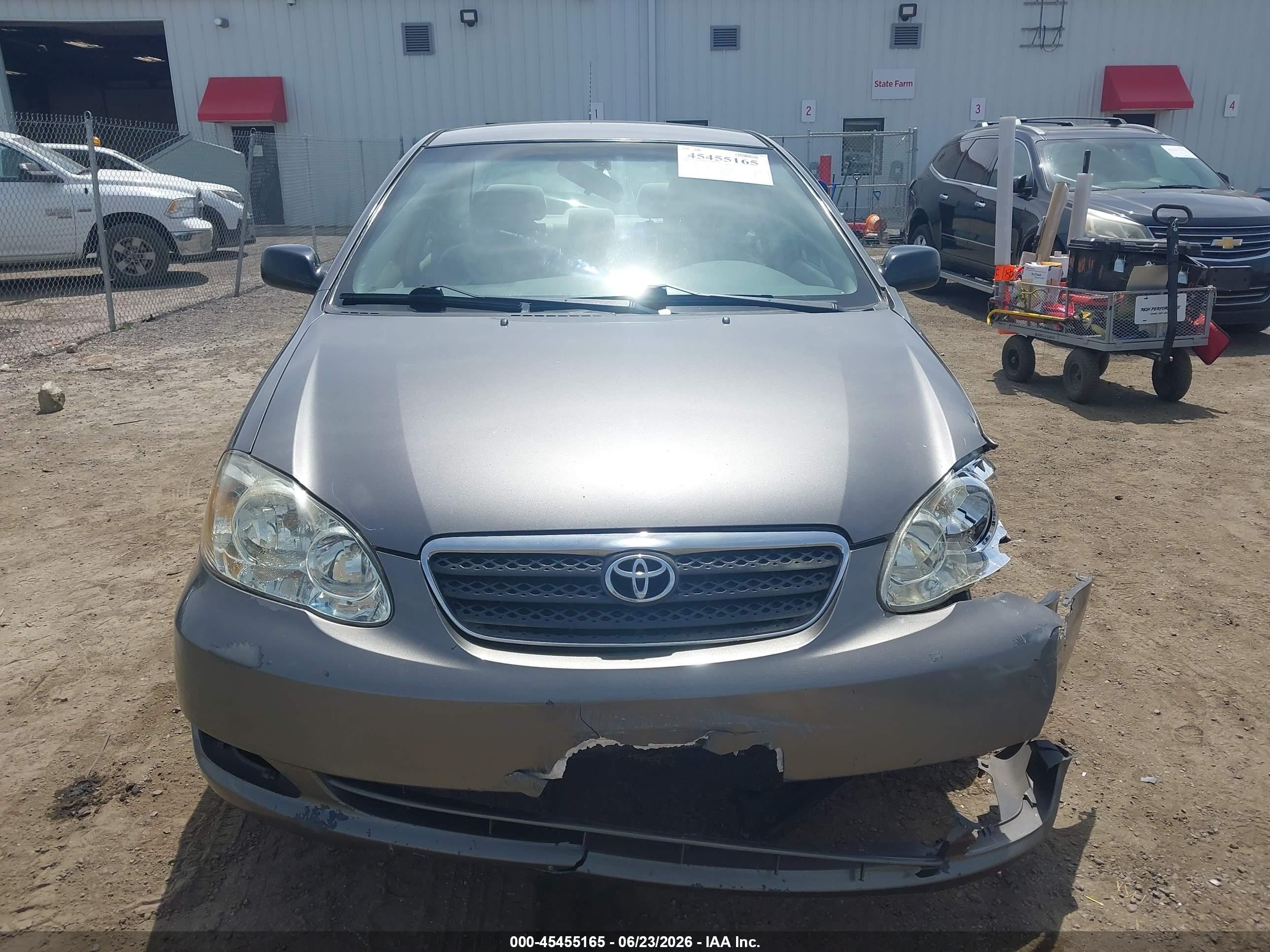 2006 Toyota Corolla Ce Gray vin: 1NXBR32EX6Z744419