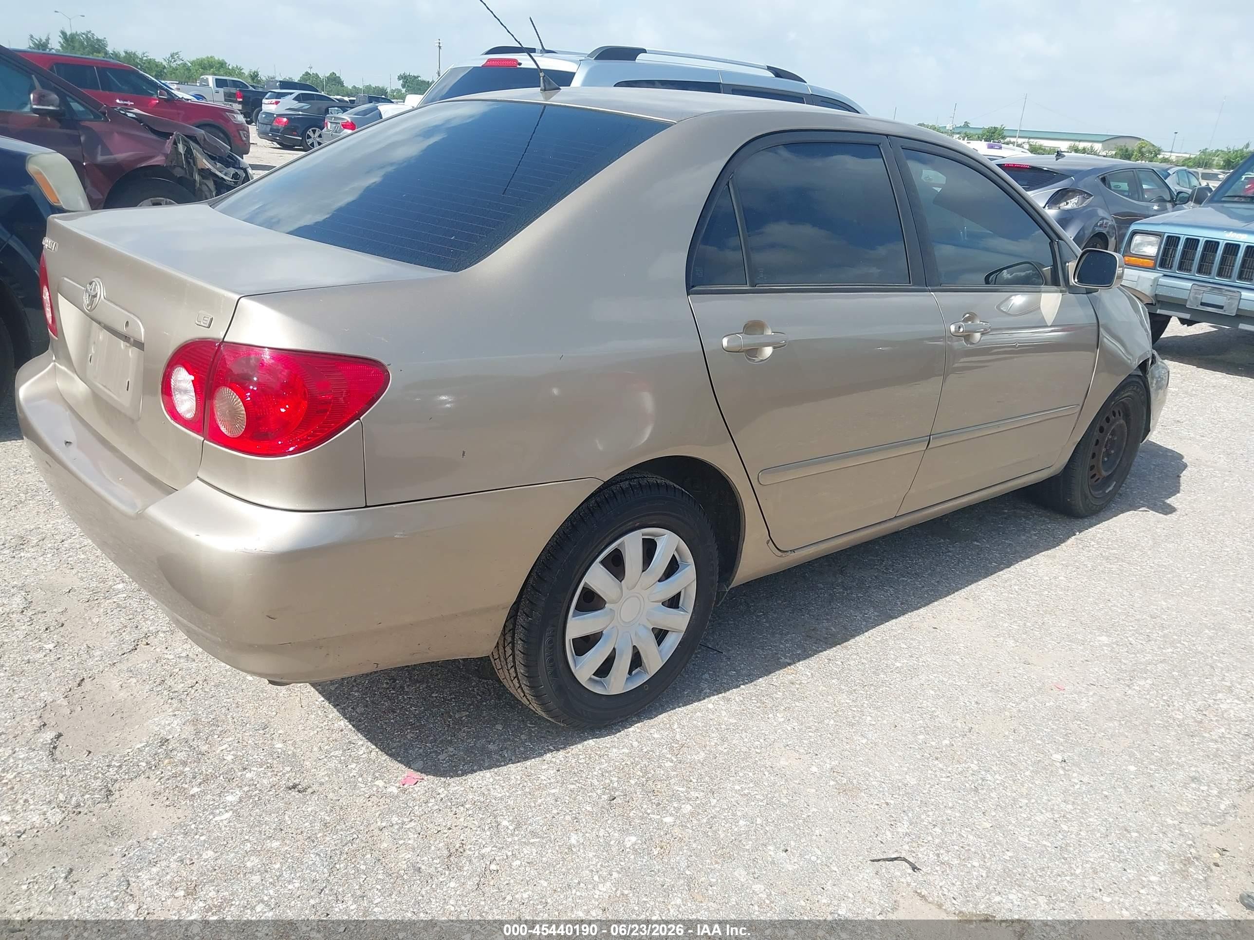 2007 Toyota Corolla Le Tan vin: 1NXBR32EX7Z770990