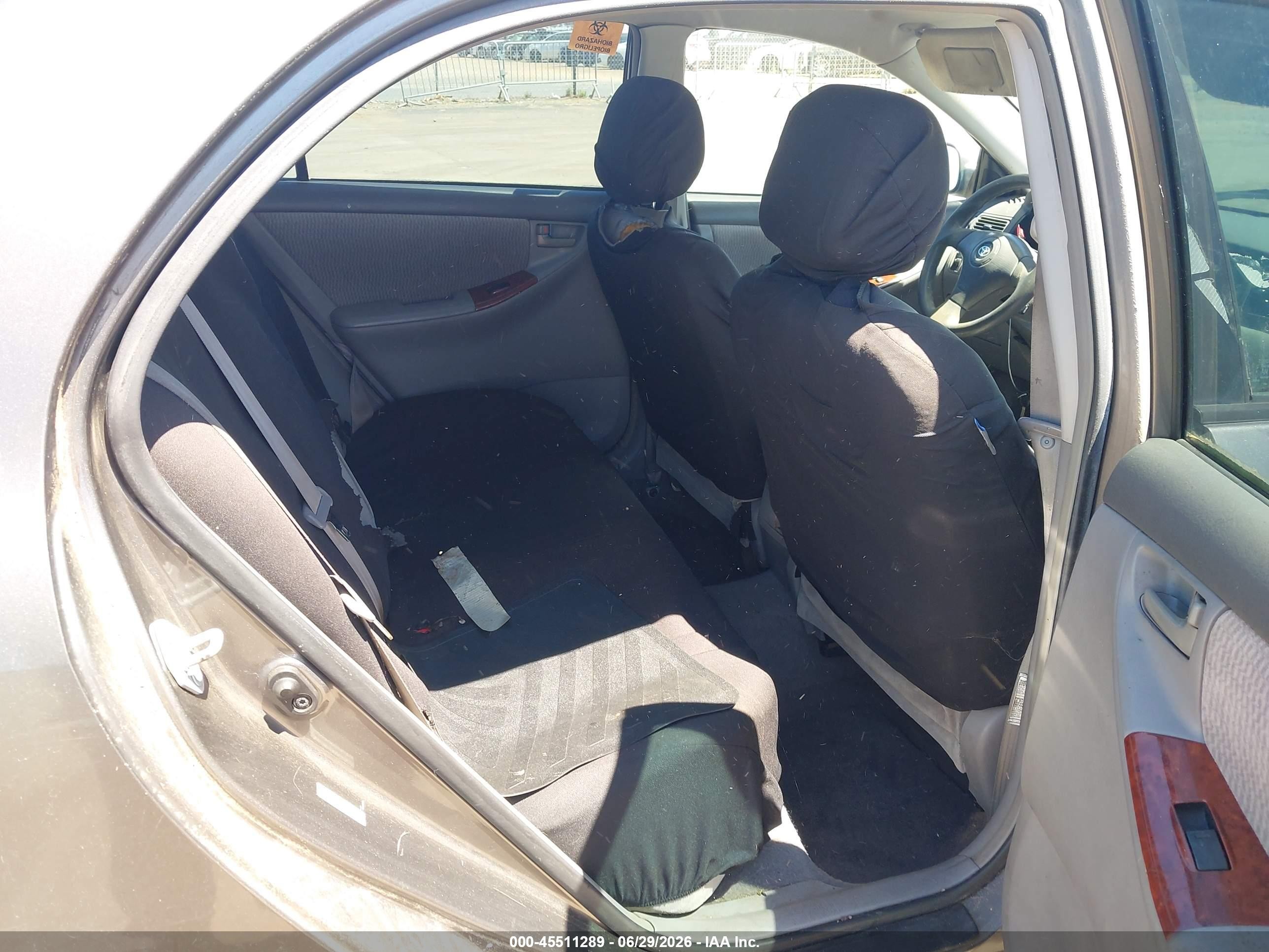2007 Toyota Corolla Le Gray vin: 1NXBR32EX7Z788616