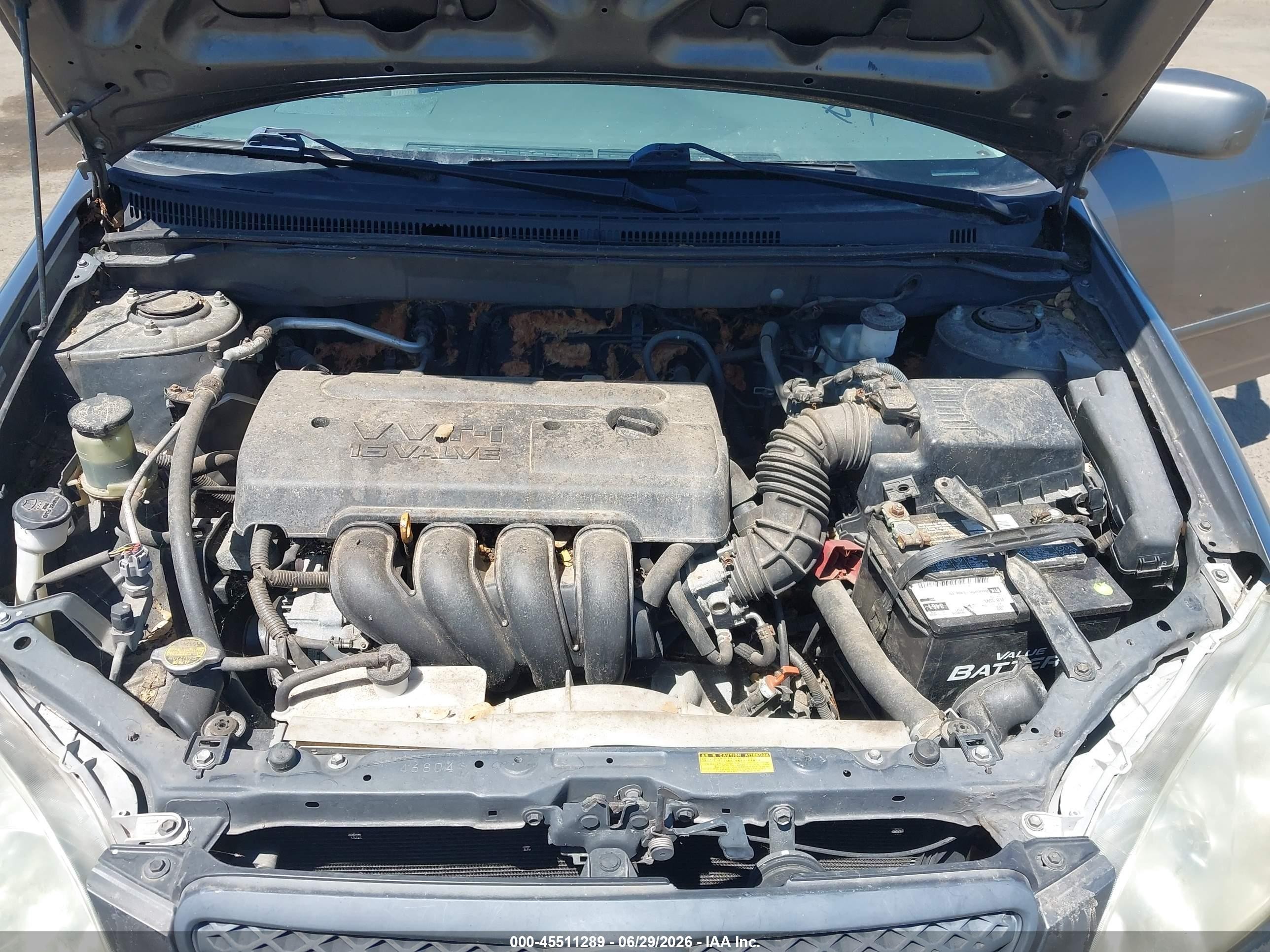 2007 Toyota Corolla Le Gray vin: 1NXBR32EX7Z788616