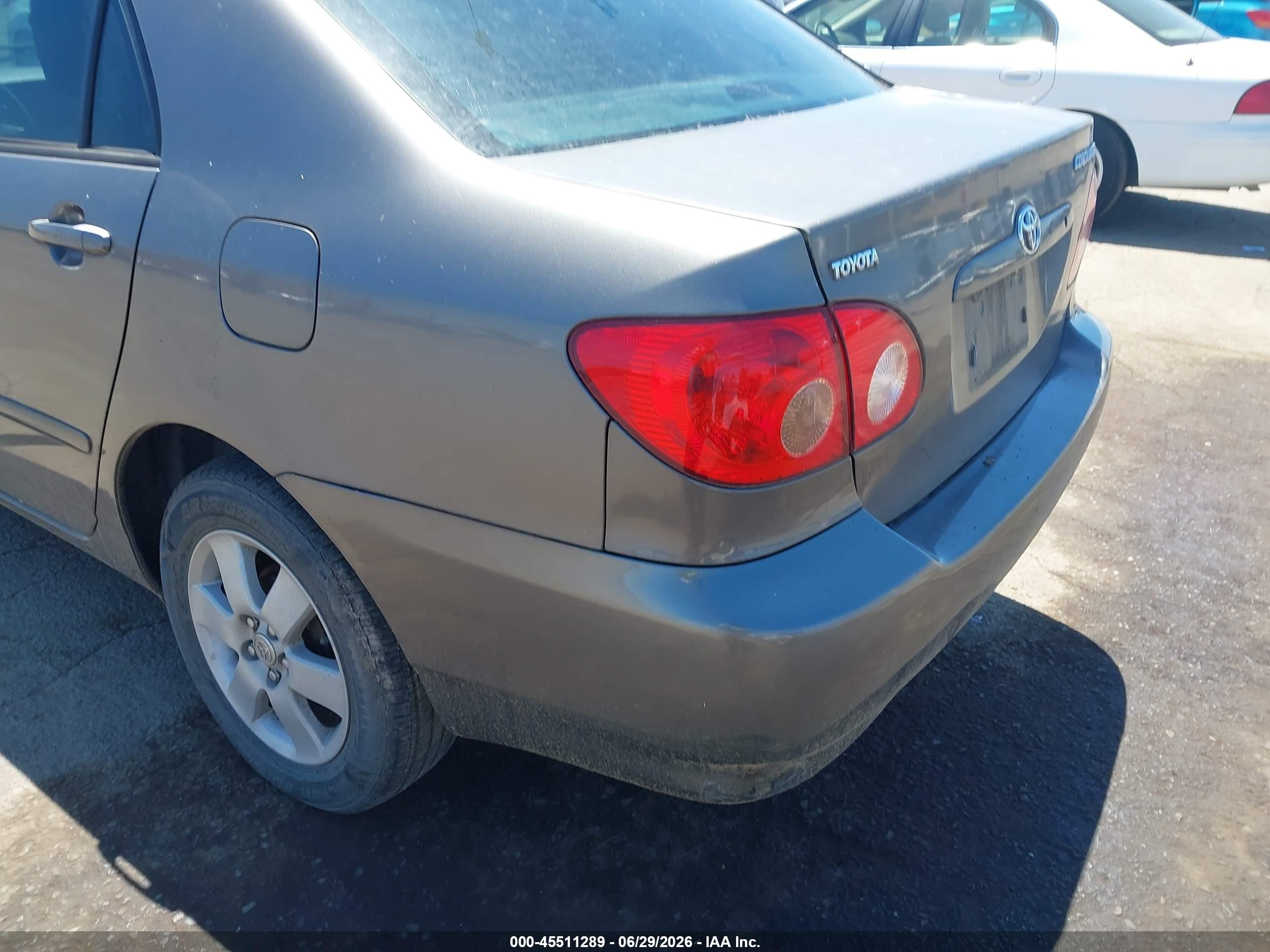 2007 Toyota Corolla Le Gray vin: 1NXBR32EX7Z788616