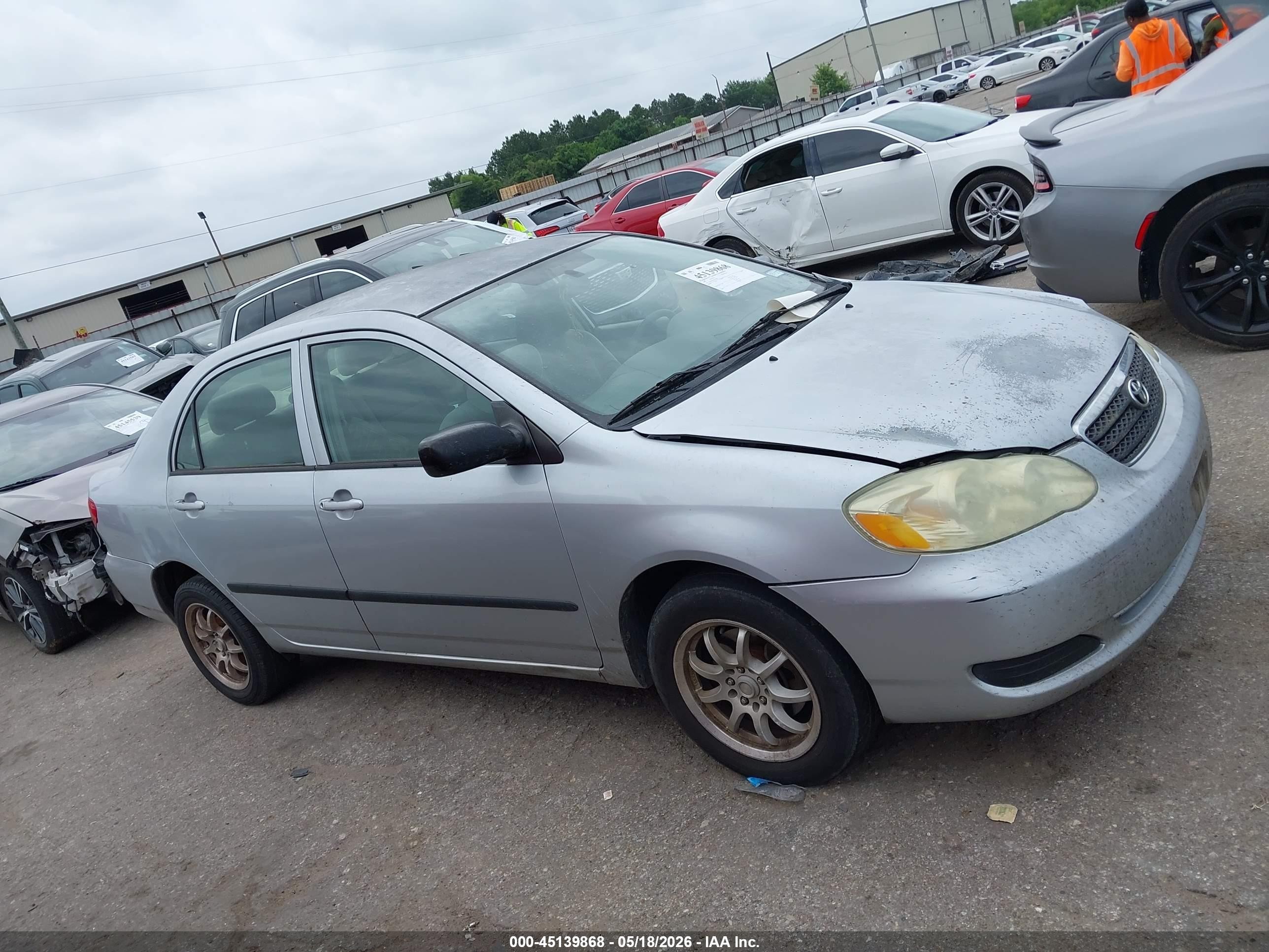 2007 Toyota Corolla Ce Silver vin: 1NXBR32EX7Z790656