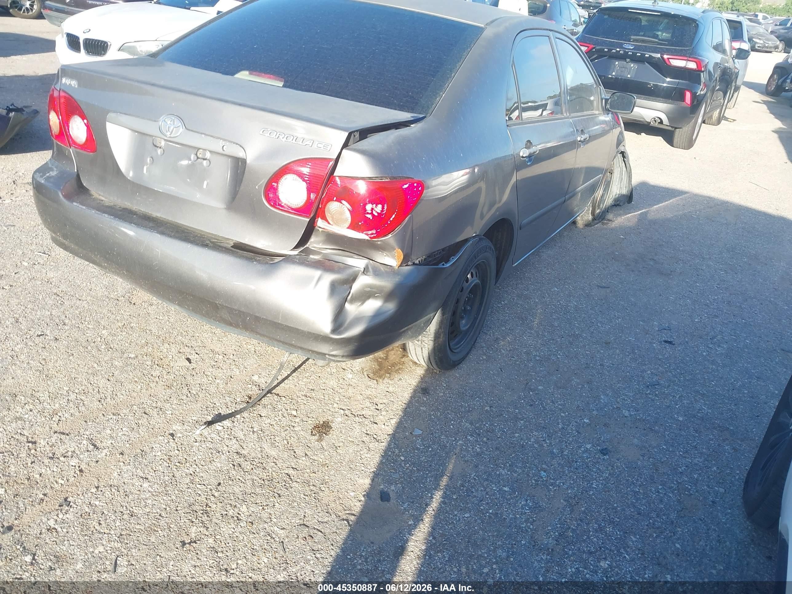 2007 Toyota Corolla Ce Gray vin: 1NXBR32EX7Z838477