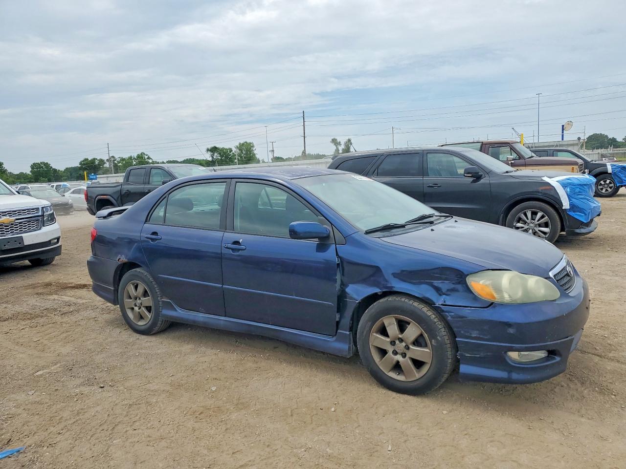 2007 Toyota Corolla S Blue vin: 1NXBR32EX7Z848152