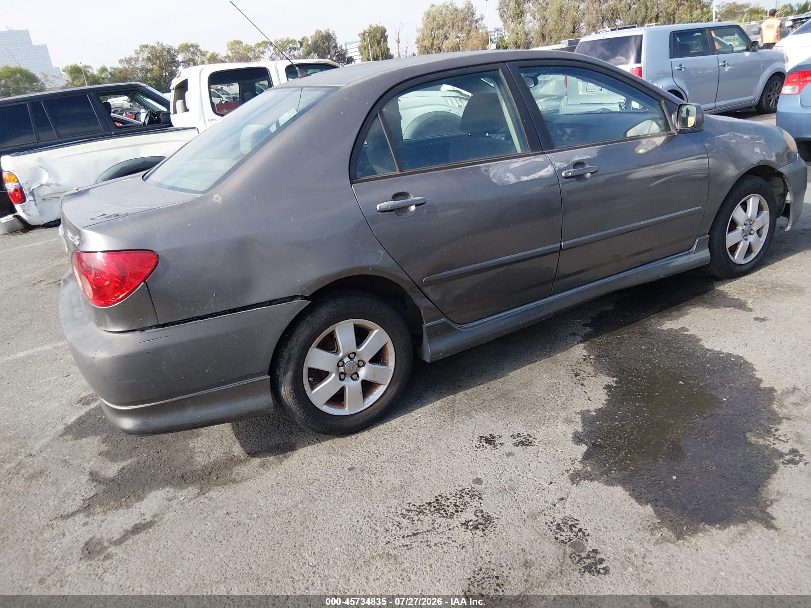 2007 Toyota Corolla S Gray vin: 1NXBR32EX7Z851956