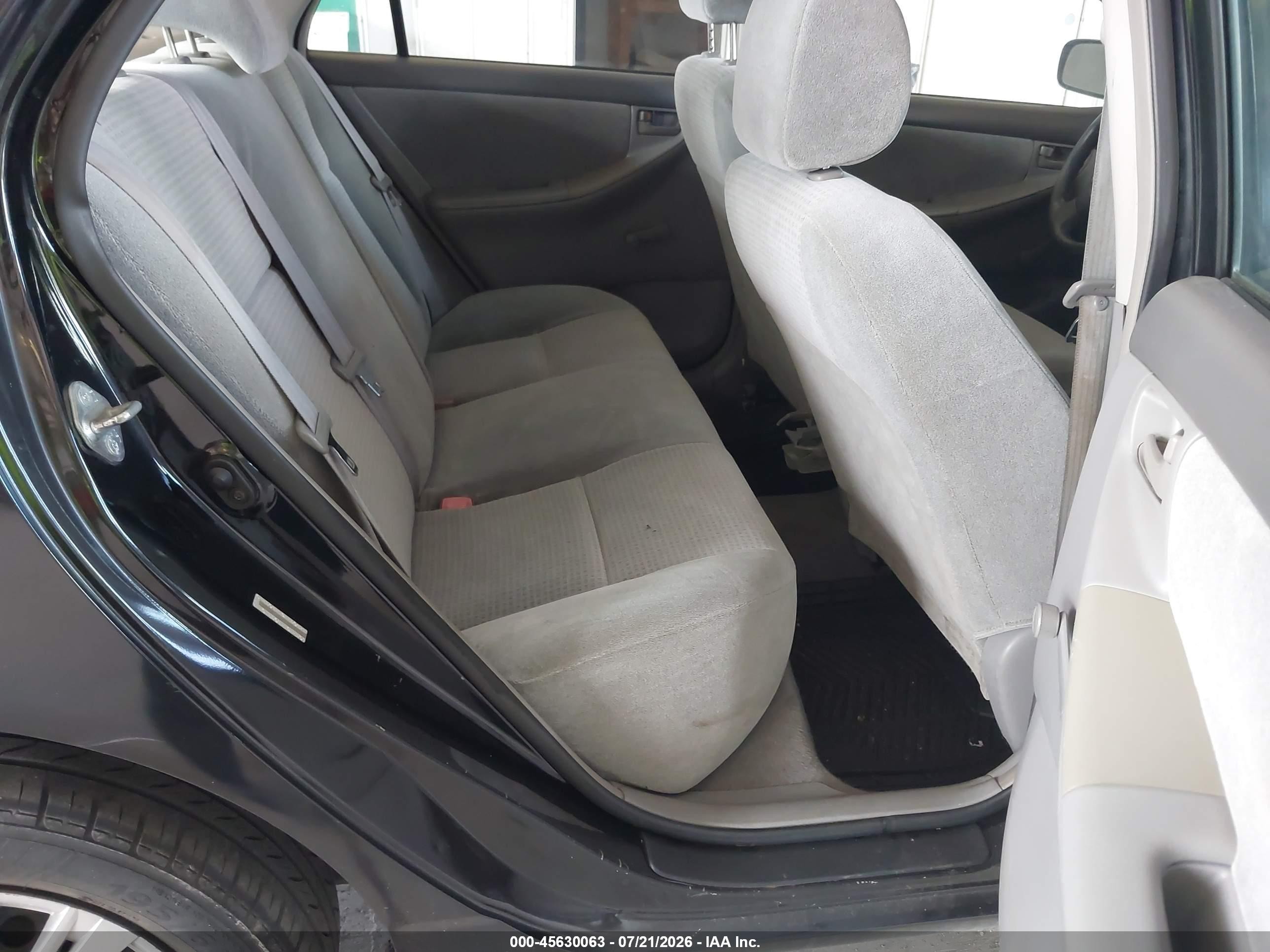 2007 Toyota Corolla Ce Black vin: 1NXBR32EX7Z863878
