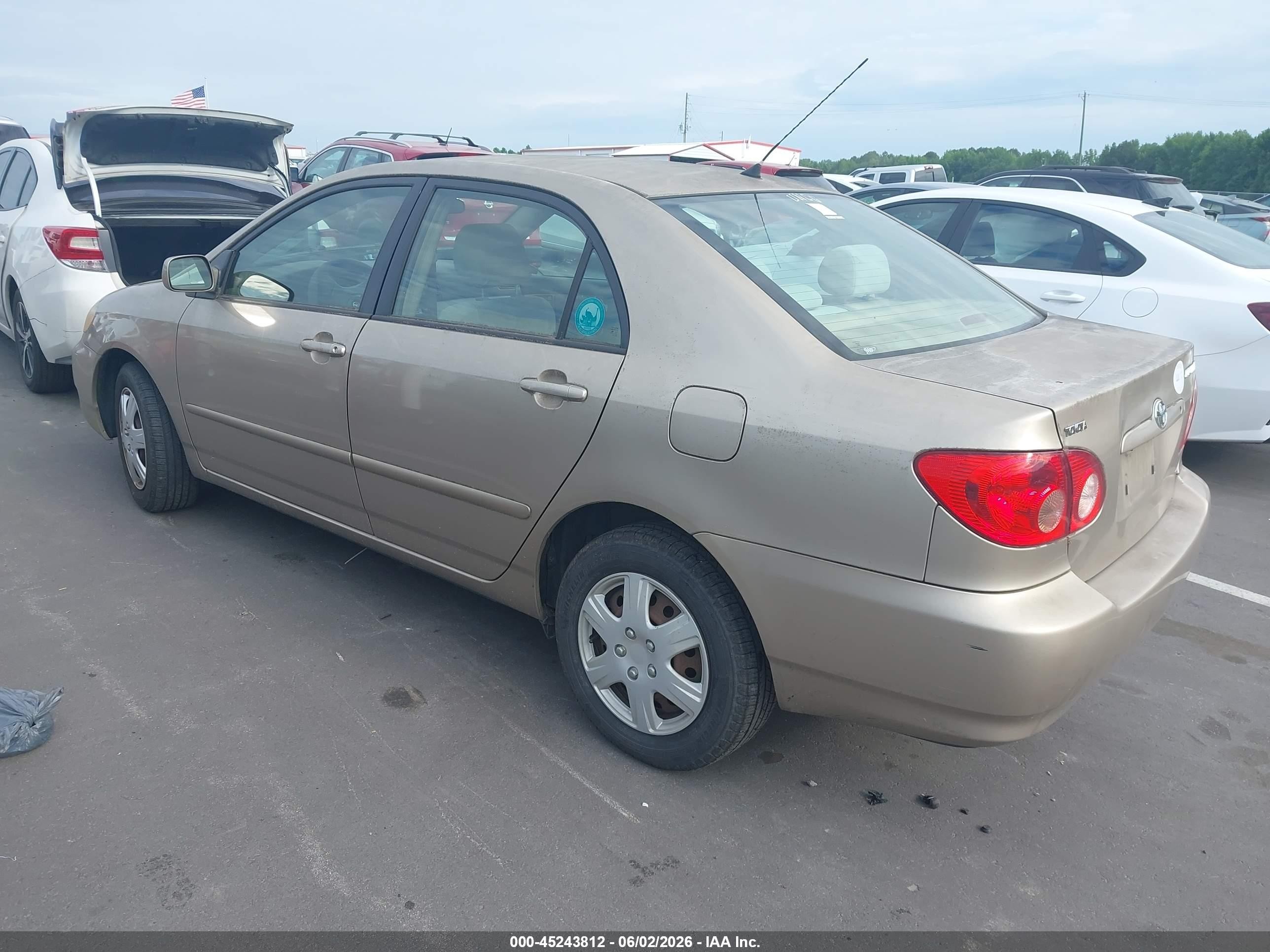 2007 Toyota Corolla Le Champagne vin: 1NXBR32EX7Z892765