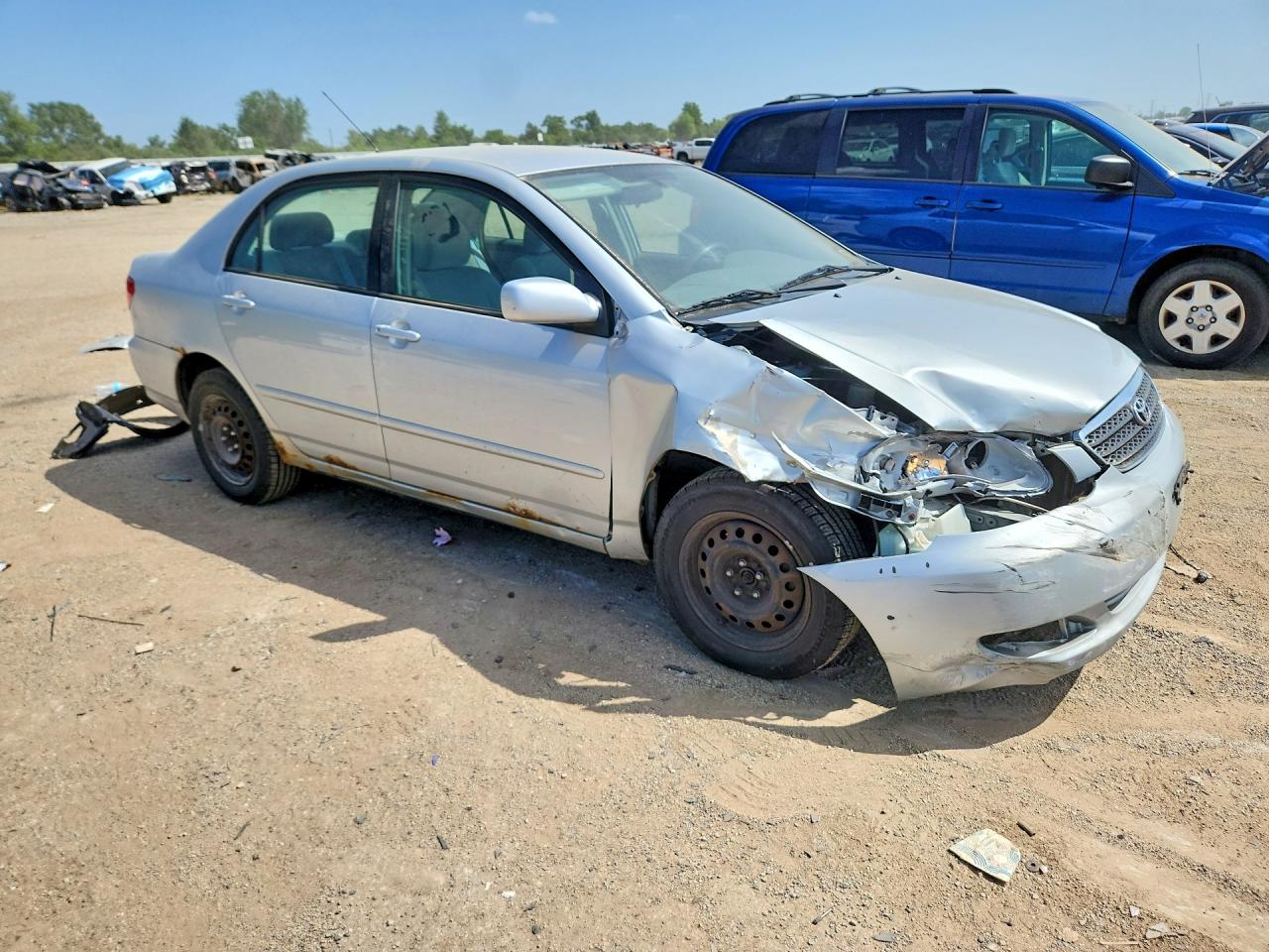 2007 Toyota Corolla Le Silver vin: 1NXBR32EX7Z898047