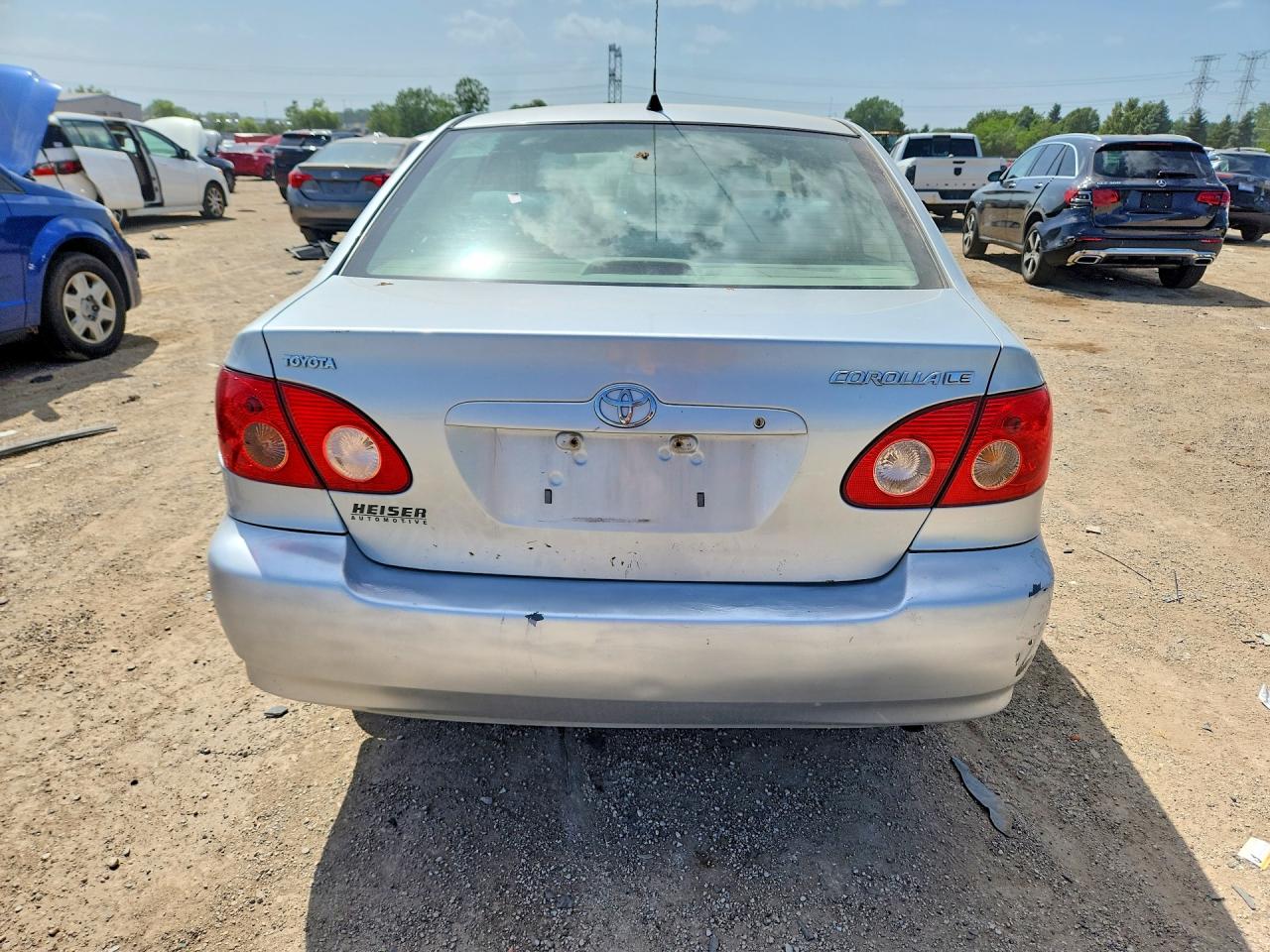 2007 Toyota Corolla Le Silver vin: 1NXBR32EX7Z898047