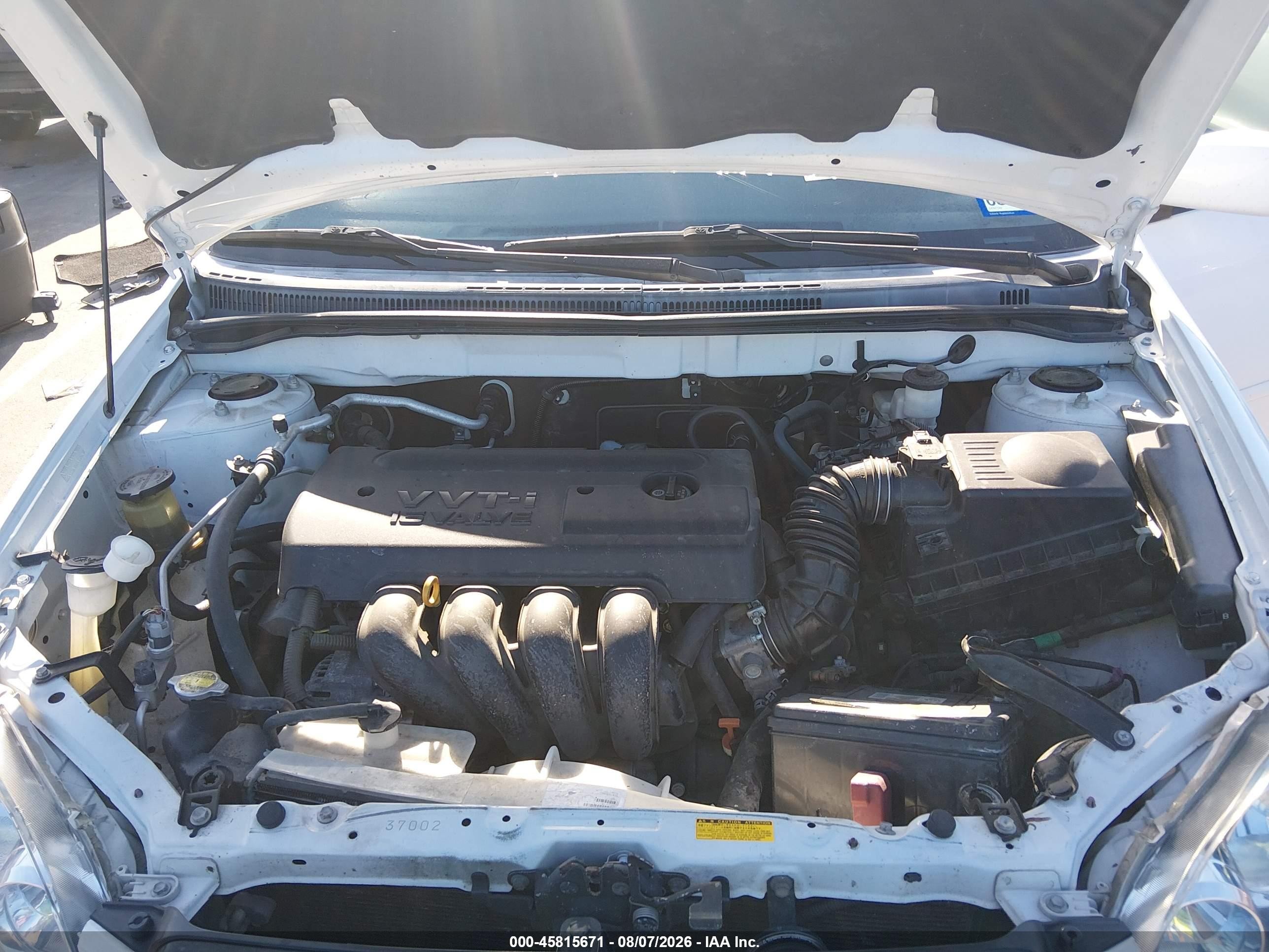 2007 Toyota Corolla S White vin: 1NXBR32EX7Z903957