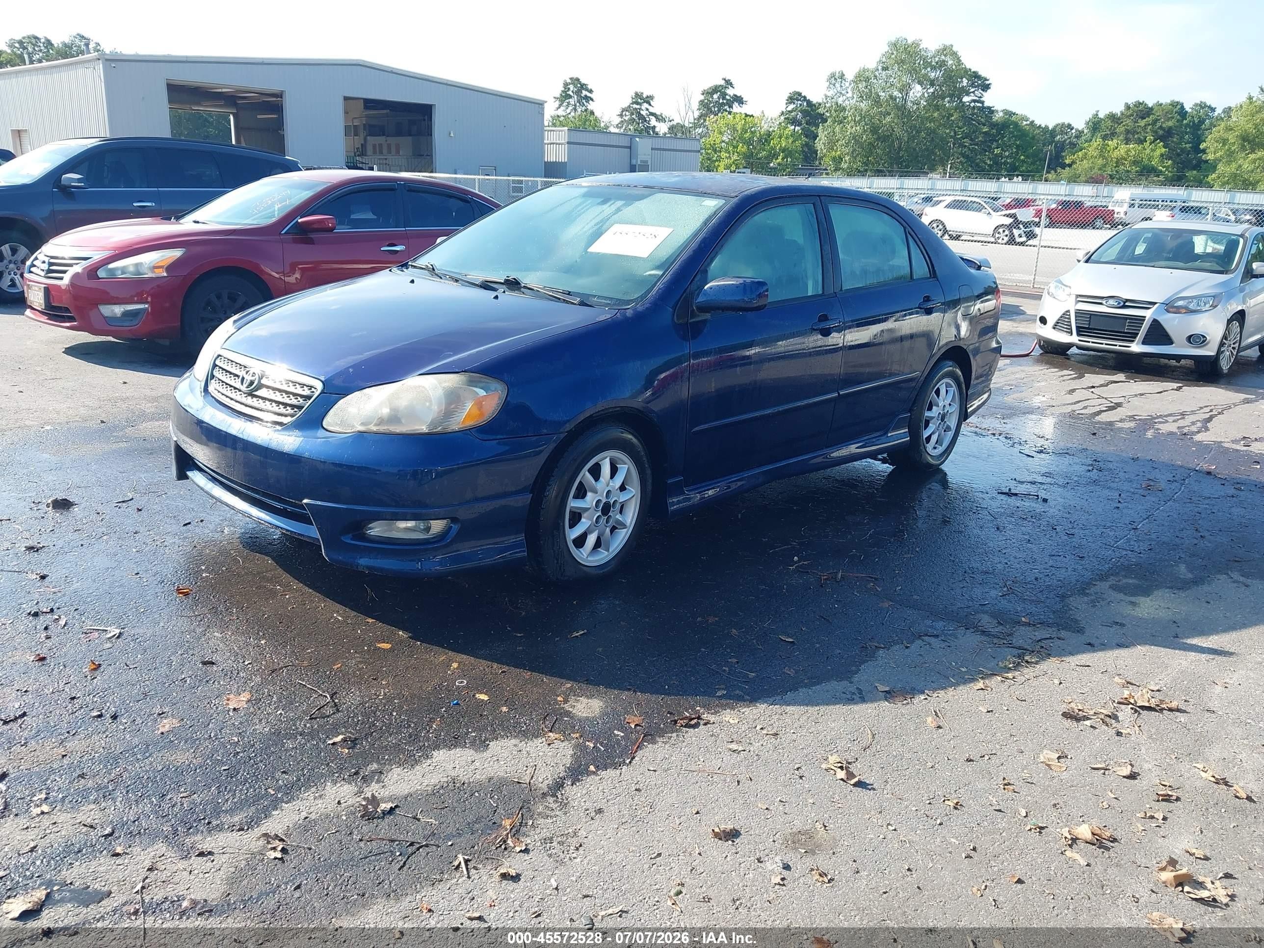 2007 Toyota Corolla Ce Blue vin: 1NXBR32EX7Z906549