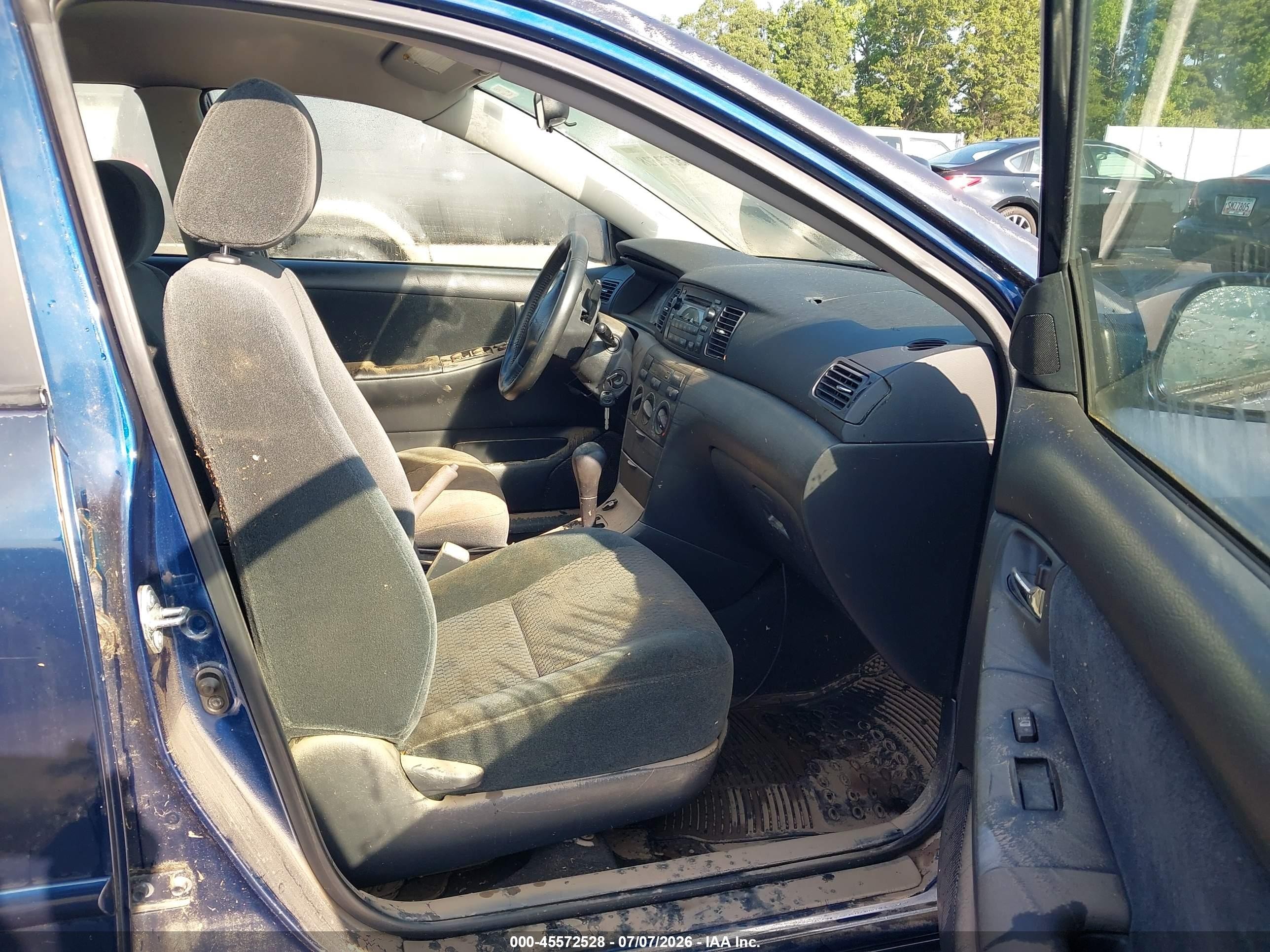 2007 Toyota Corolla Ce Blue vin: 1NXBR32EX7Z906549