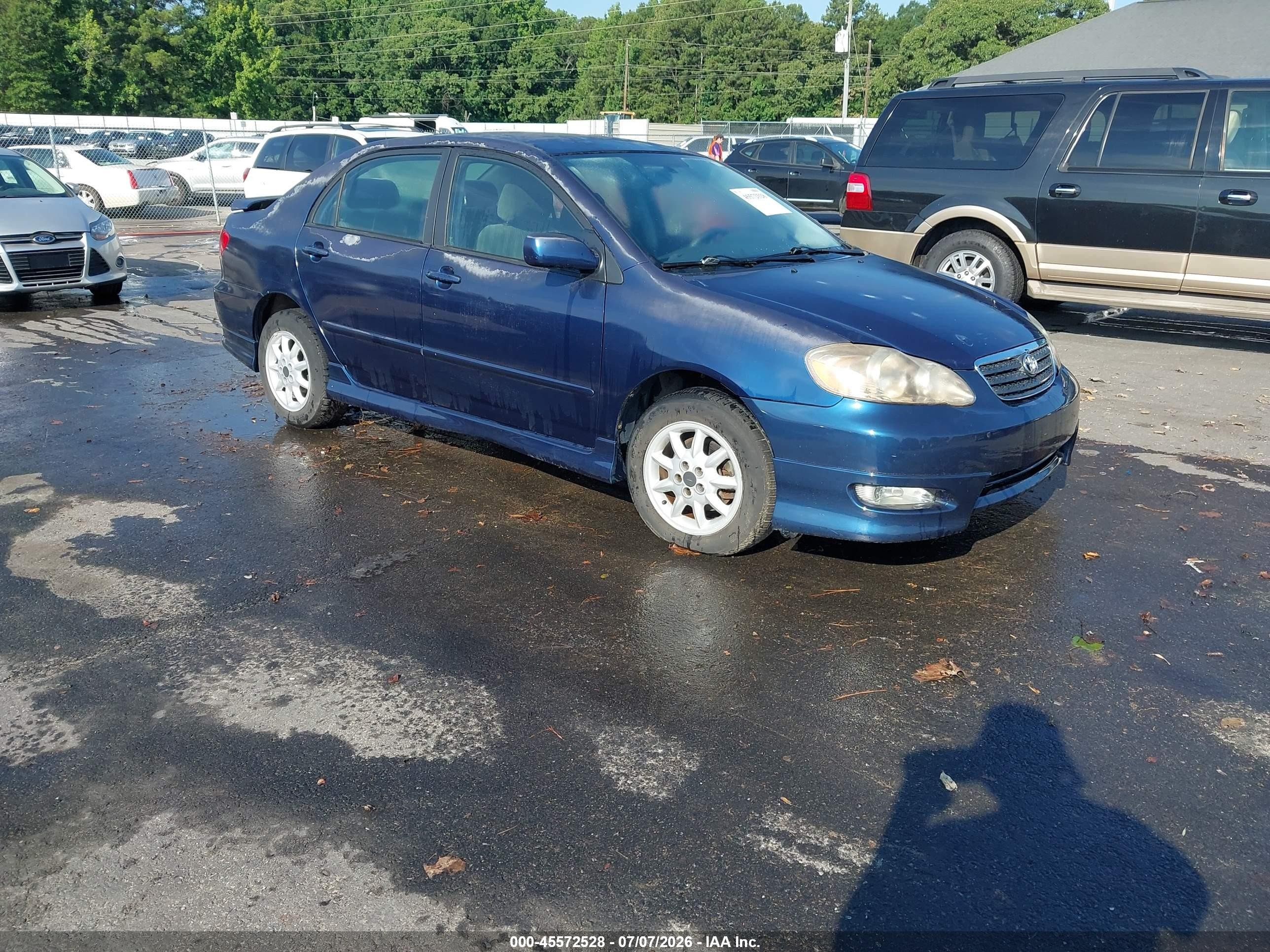 2007 Toyota Corolla Ce Blue vin: 1NXBR32EX7Z906549