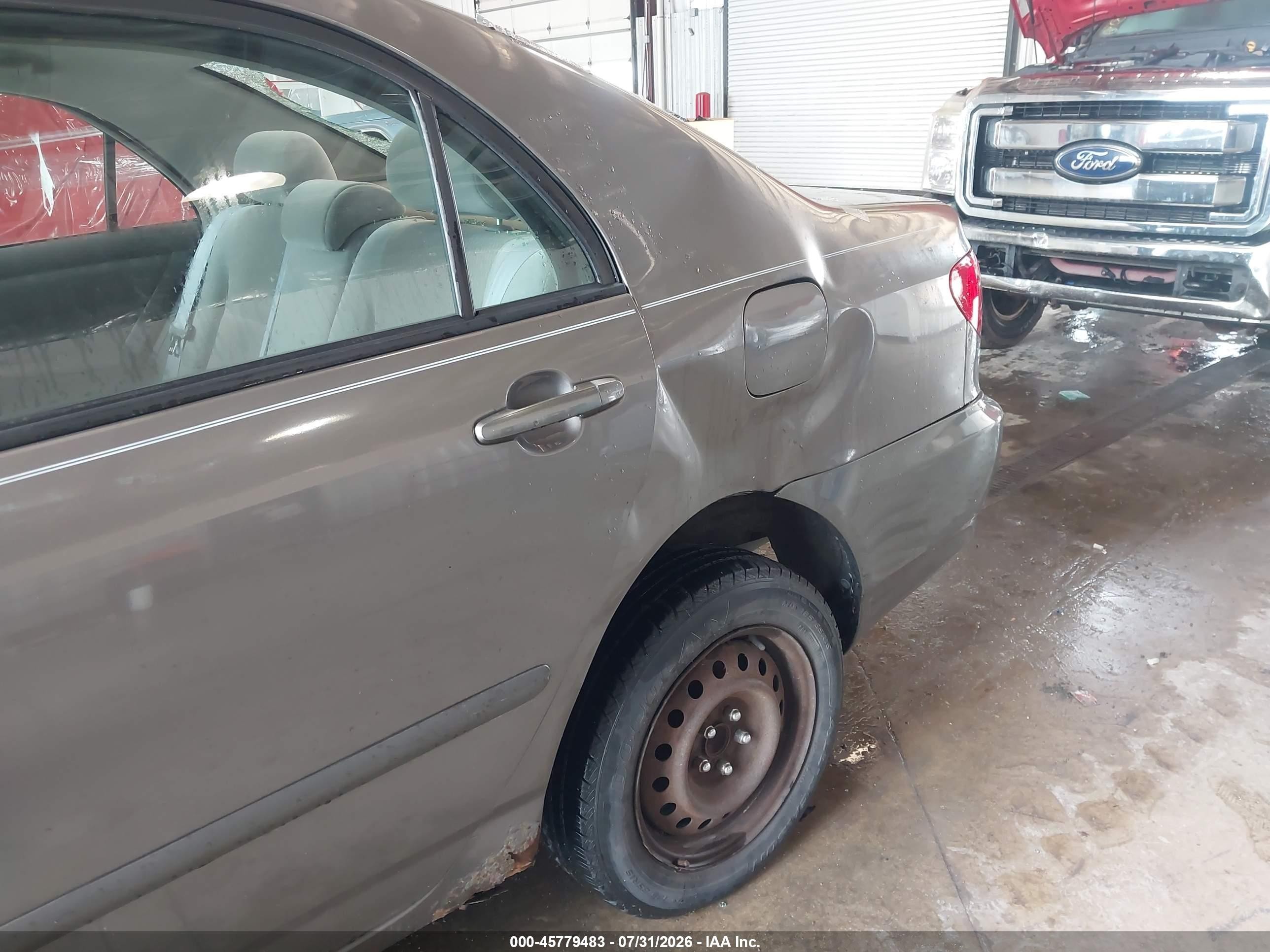 2007 Toyota Corolla Le Gray vin: 1NXBR32EX7Z928681