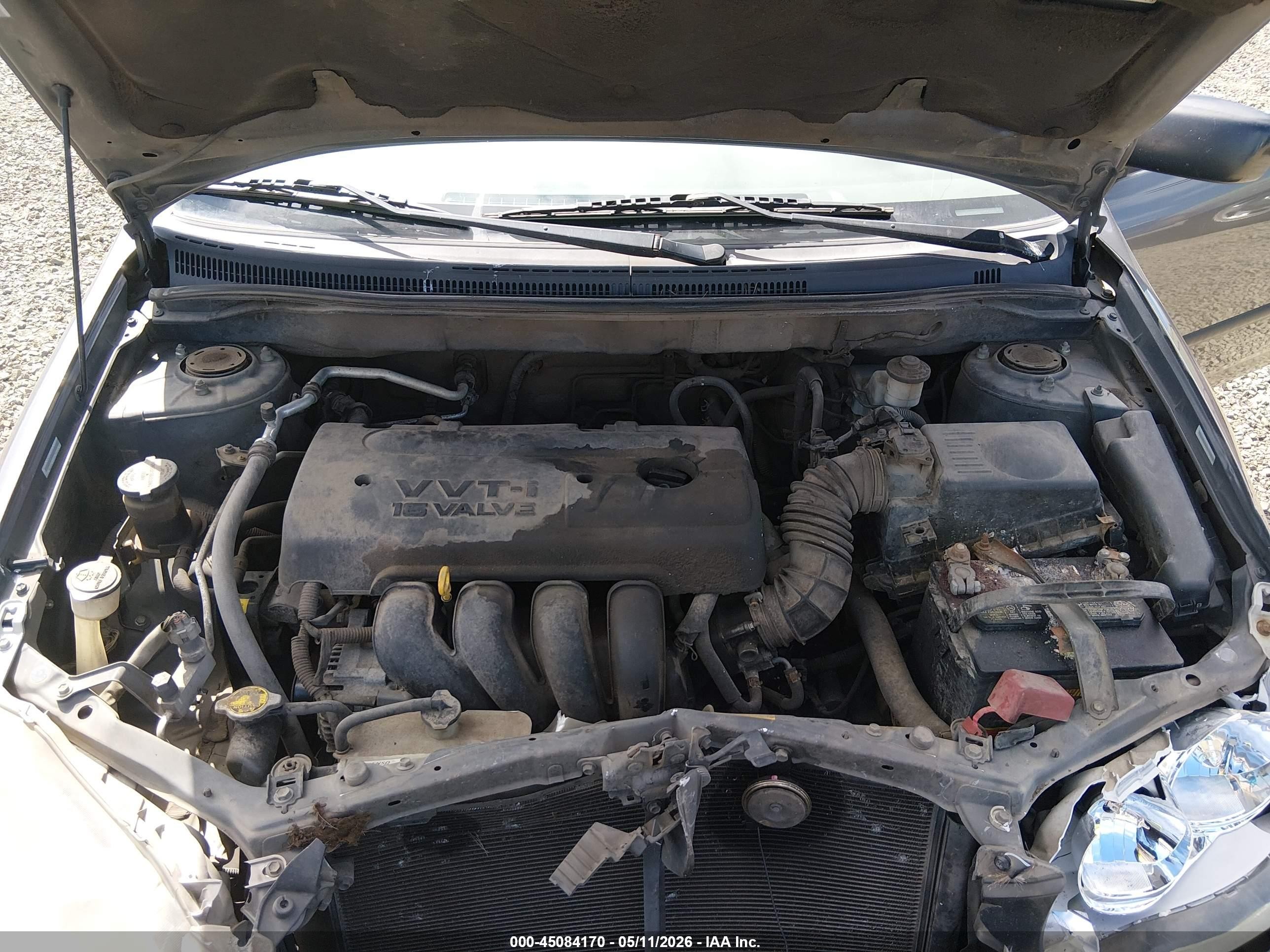 2008 Toyota Corolla Ce Gray vin: 1NXBR32EX8Z001116