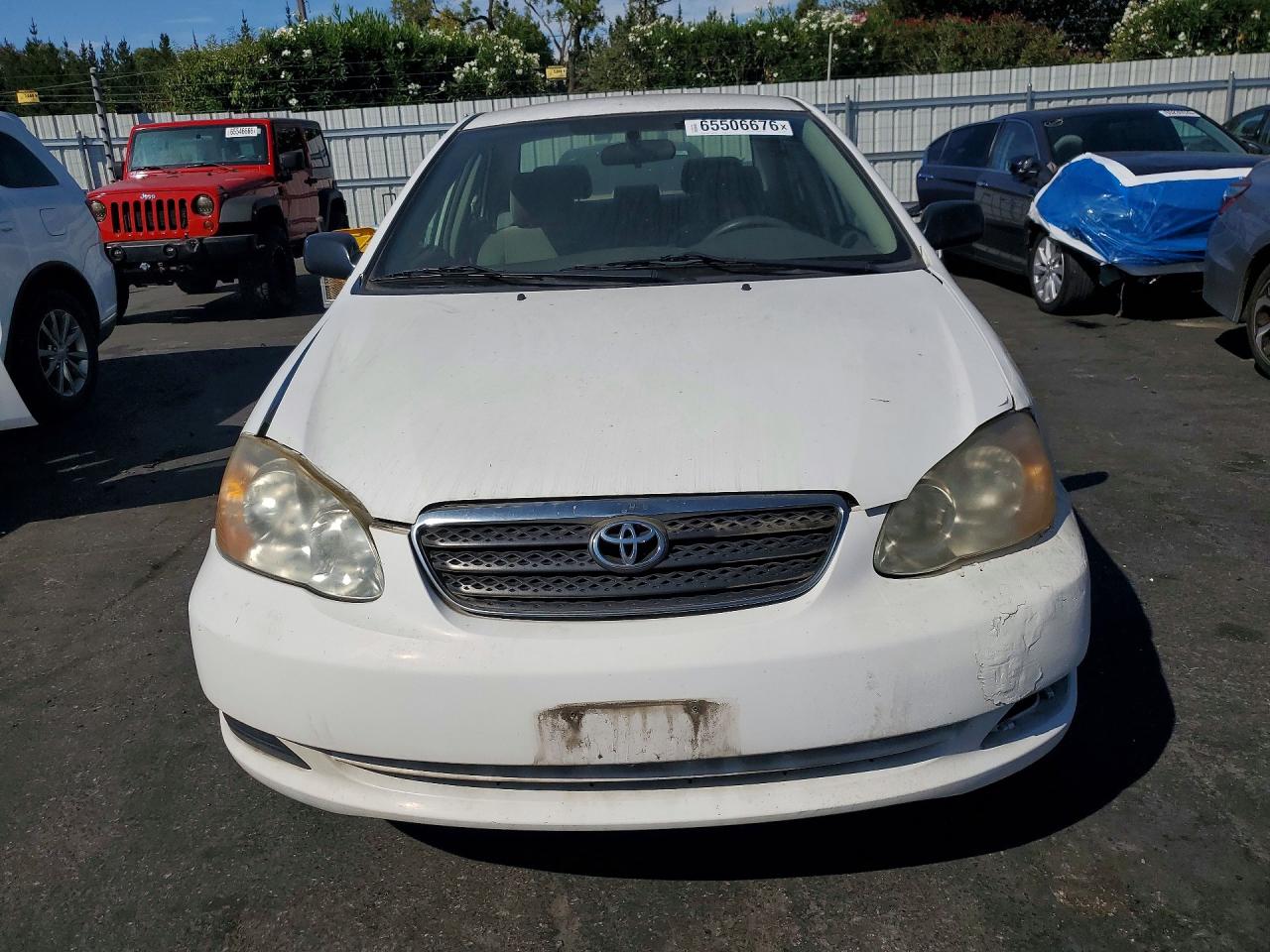 2008 Toyota Corolla Ce White vin: 1NXBR32EX8Z016327