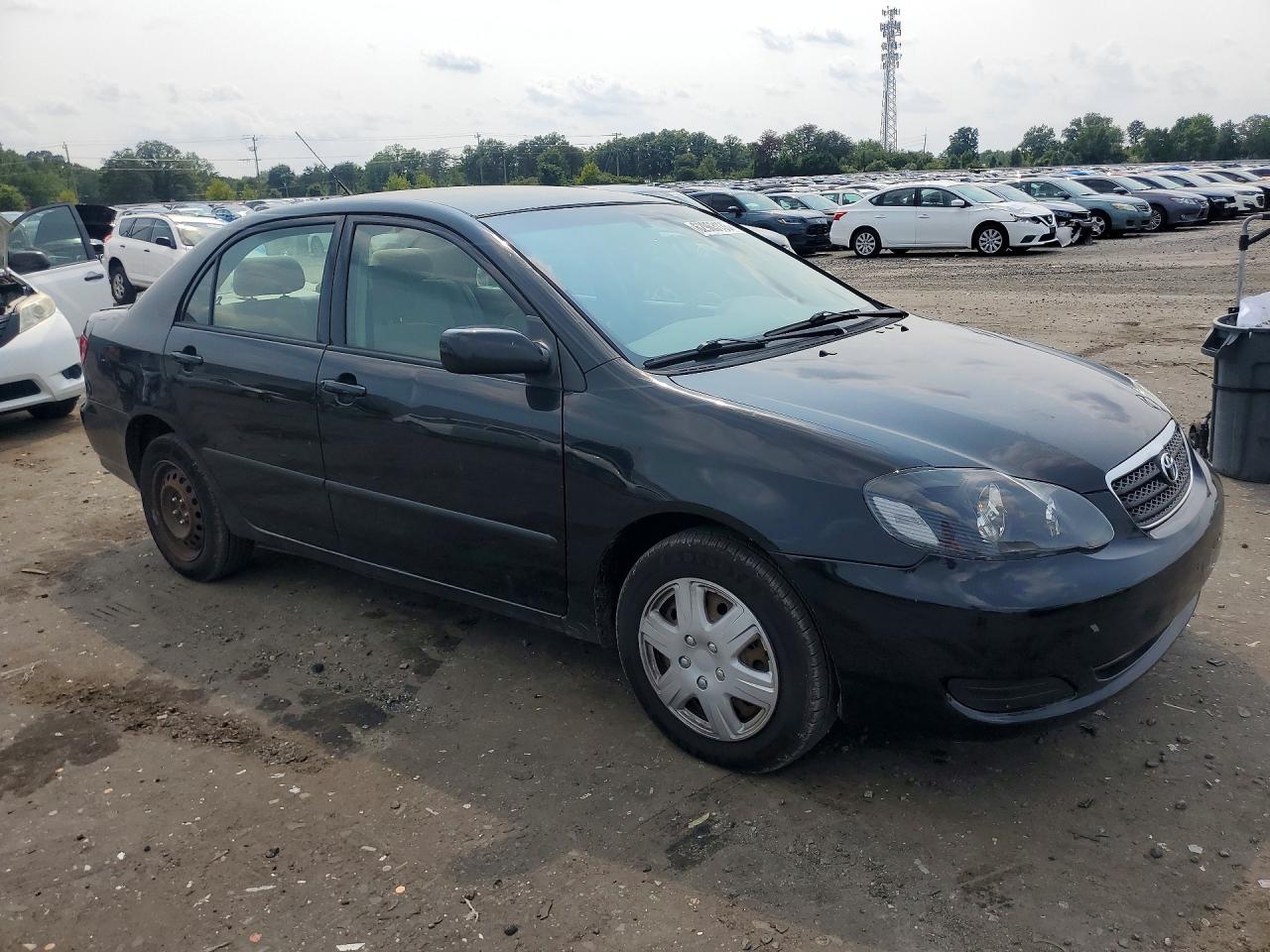 2008 Toyota Corolla Ce Black vin: 1NXBR32EX8Z031863
