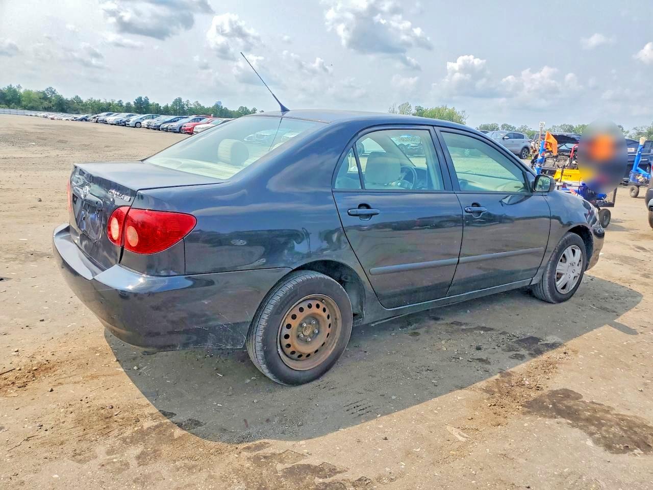 2008 Toyota Corolla Ce Black vin: 1NXBR32EX8Z031863