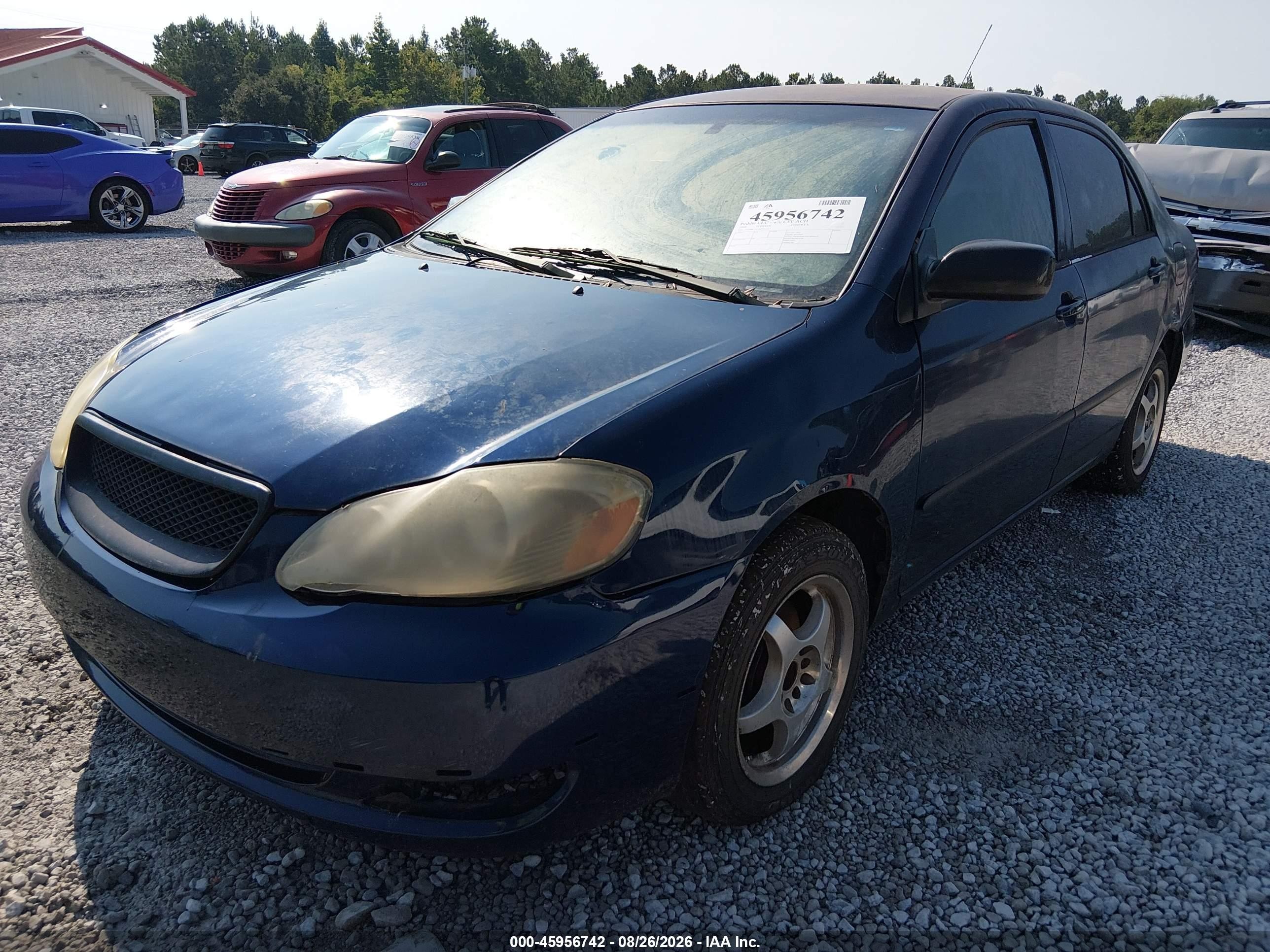 2008 Toyota Corolla Ce Dark Blue vin: 1NXBR32EX8Z043253