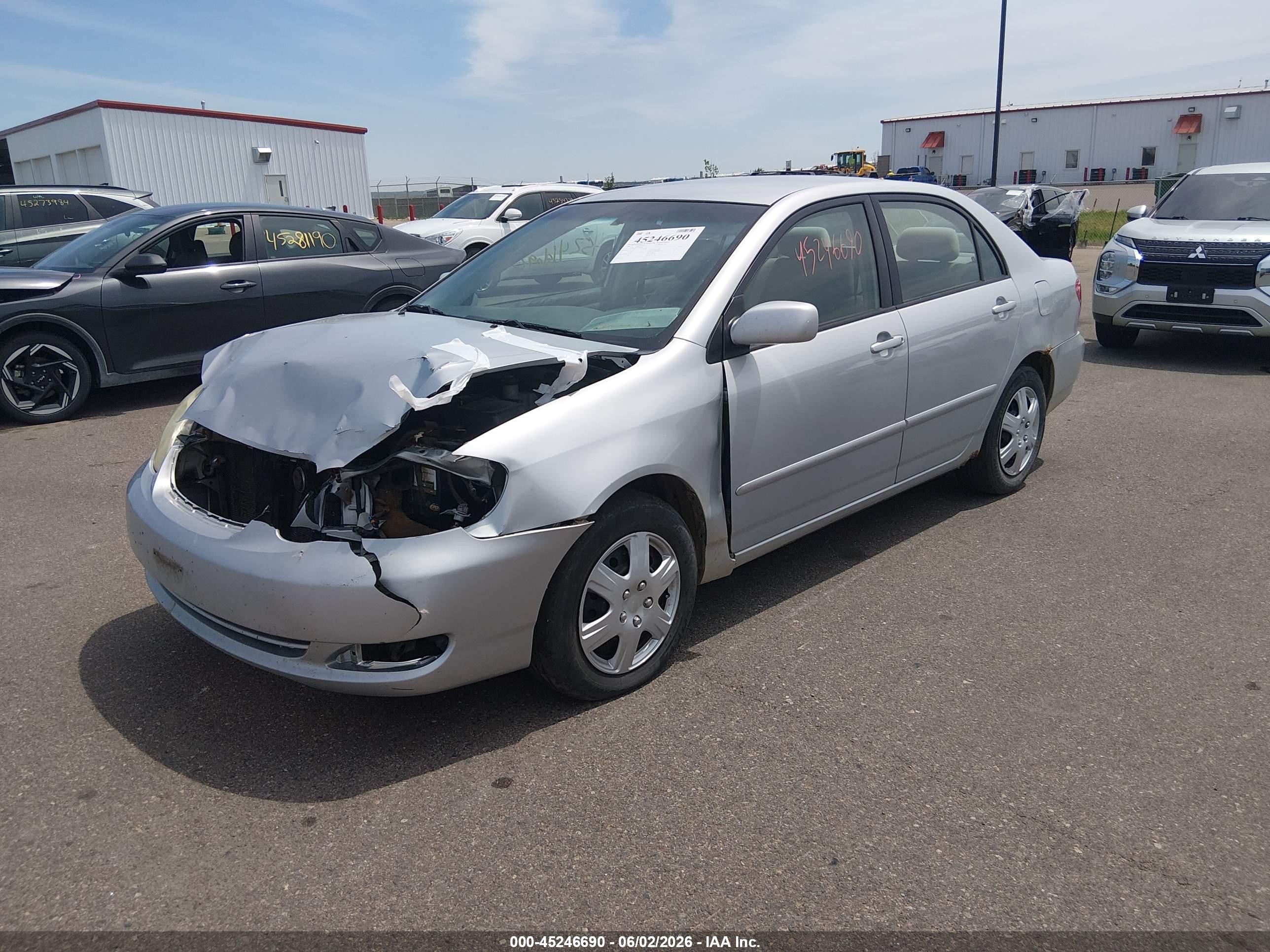 2008 Toyota Corolla Le Серебряный vin: 1NXBR32EX8Z963089