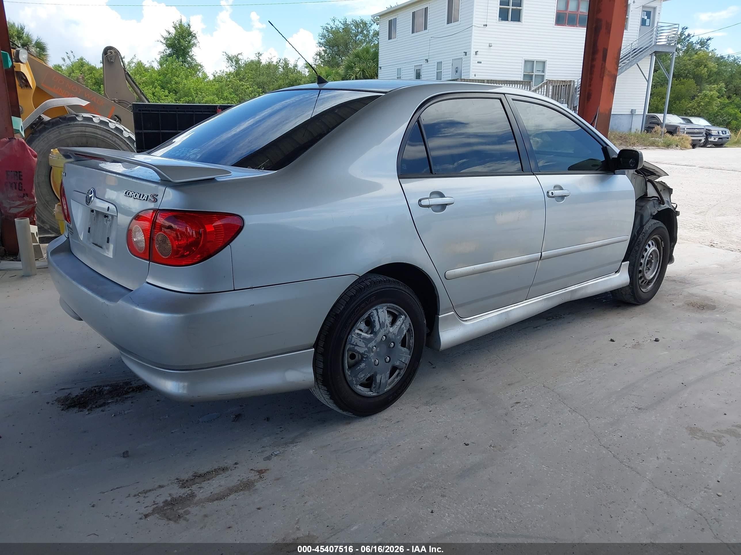 2008 Toyota Corolla S Silver vin: 1NXBR32EX8Z968888