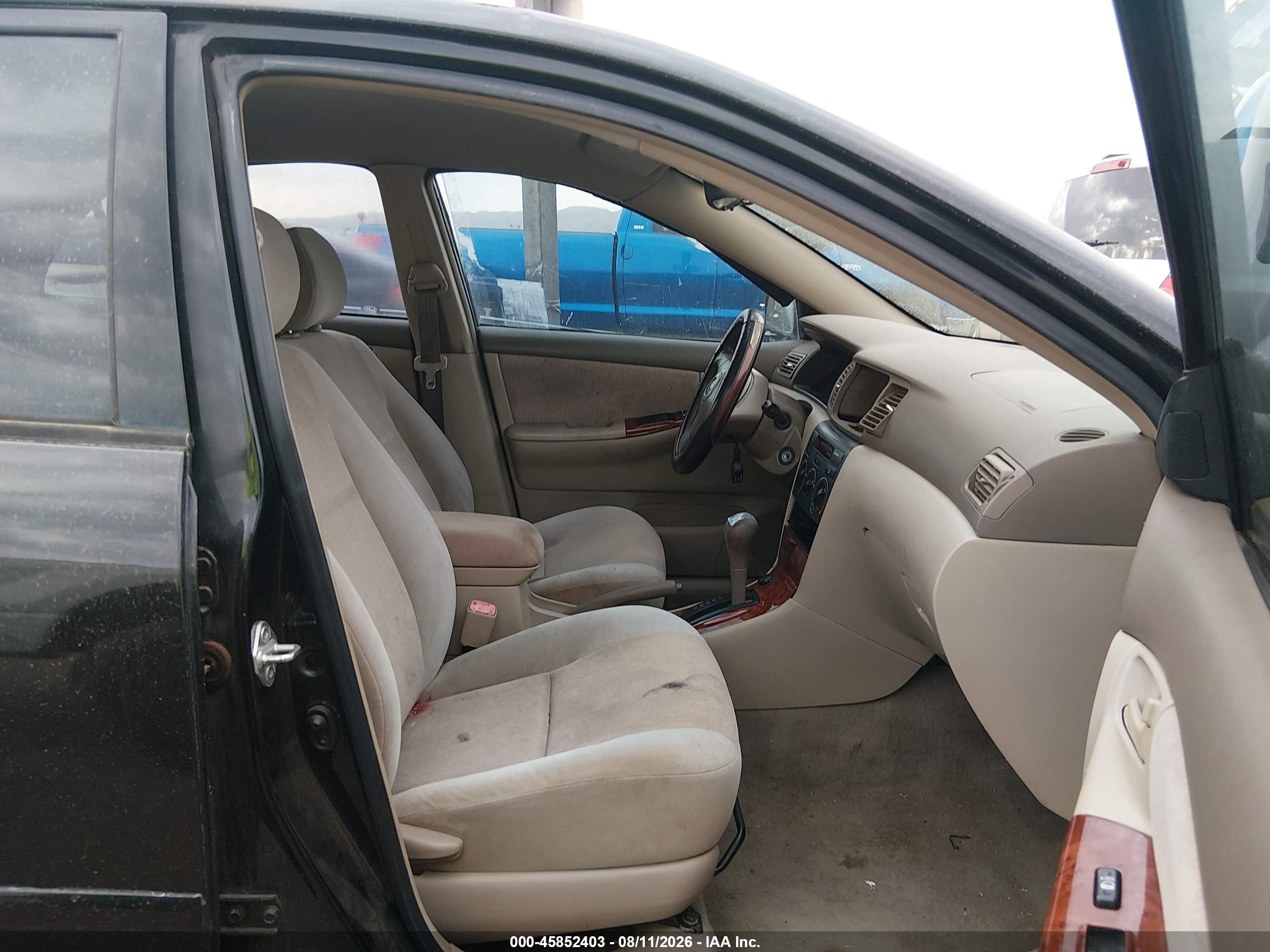 2008 Toyota Corolla Le Black vin: 1NXBR32EX8Z971127