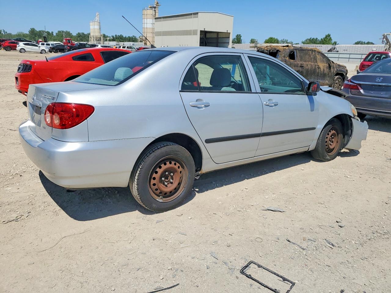 2008 Toyota Corolla Ce Silver vin: 1NXBR32EX8Z971399