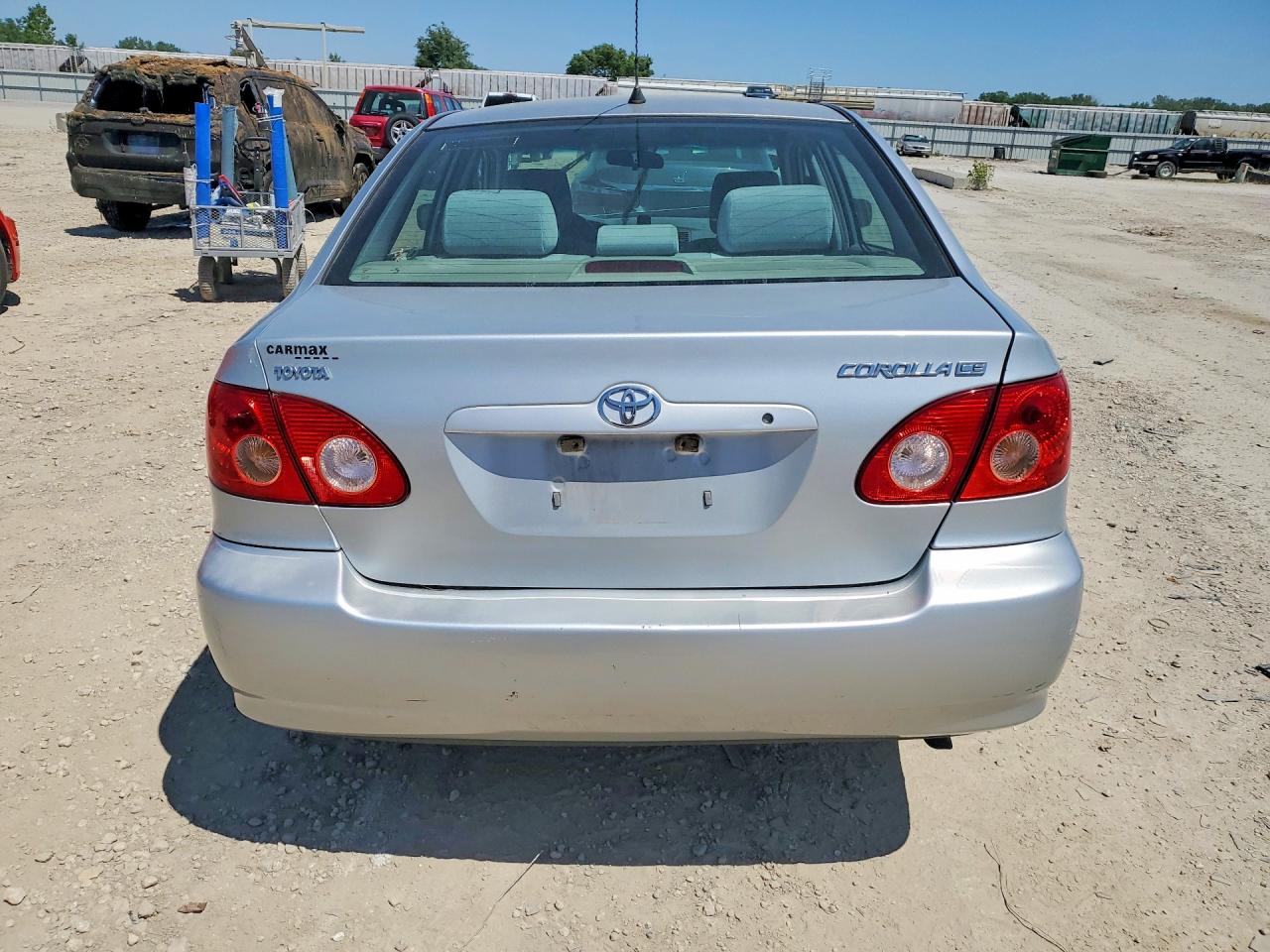2008 Toyota Corolla Ce Silver vin: 1NXBR32EX8Z971399