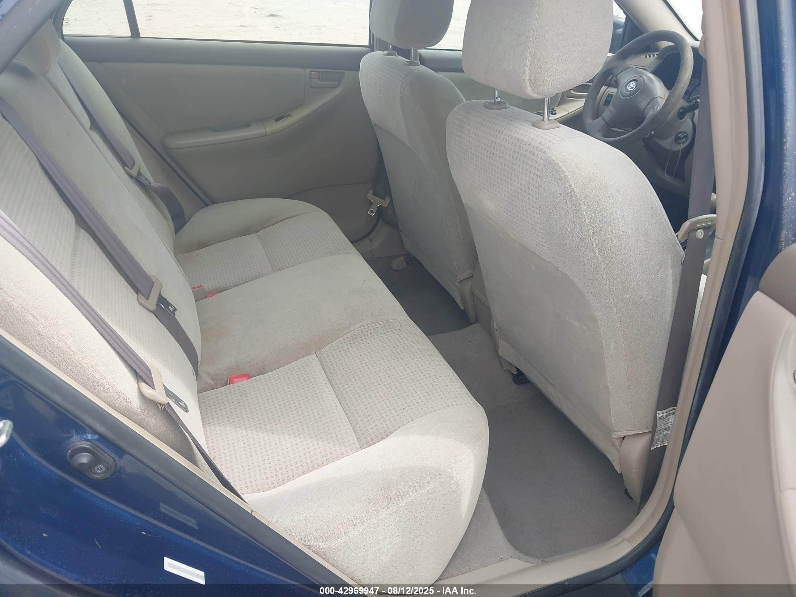 2008 Toyota Corolla Ce Blue vin: 1NXBR32EX8Z975467
