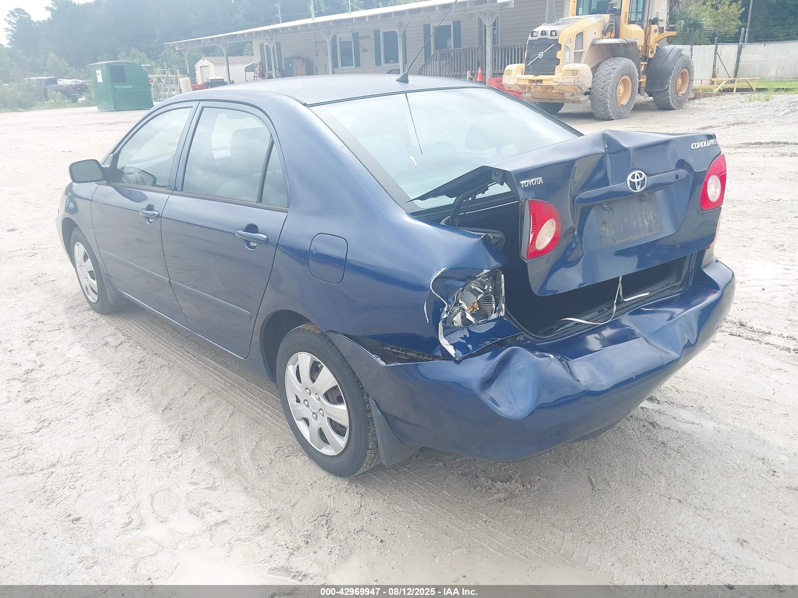2008 Toyota Corolla Ce Blue vin: 1NXBR32EX8Z975467