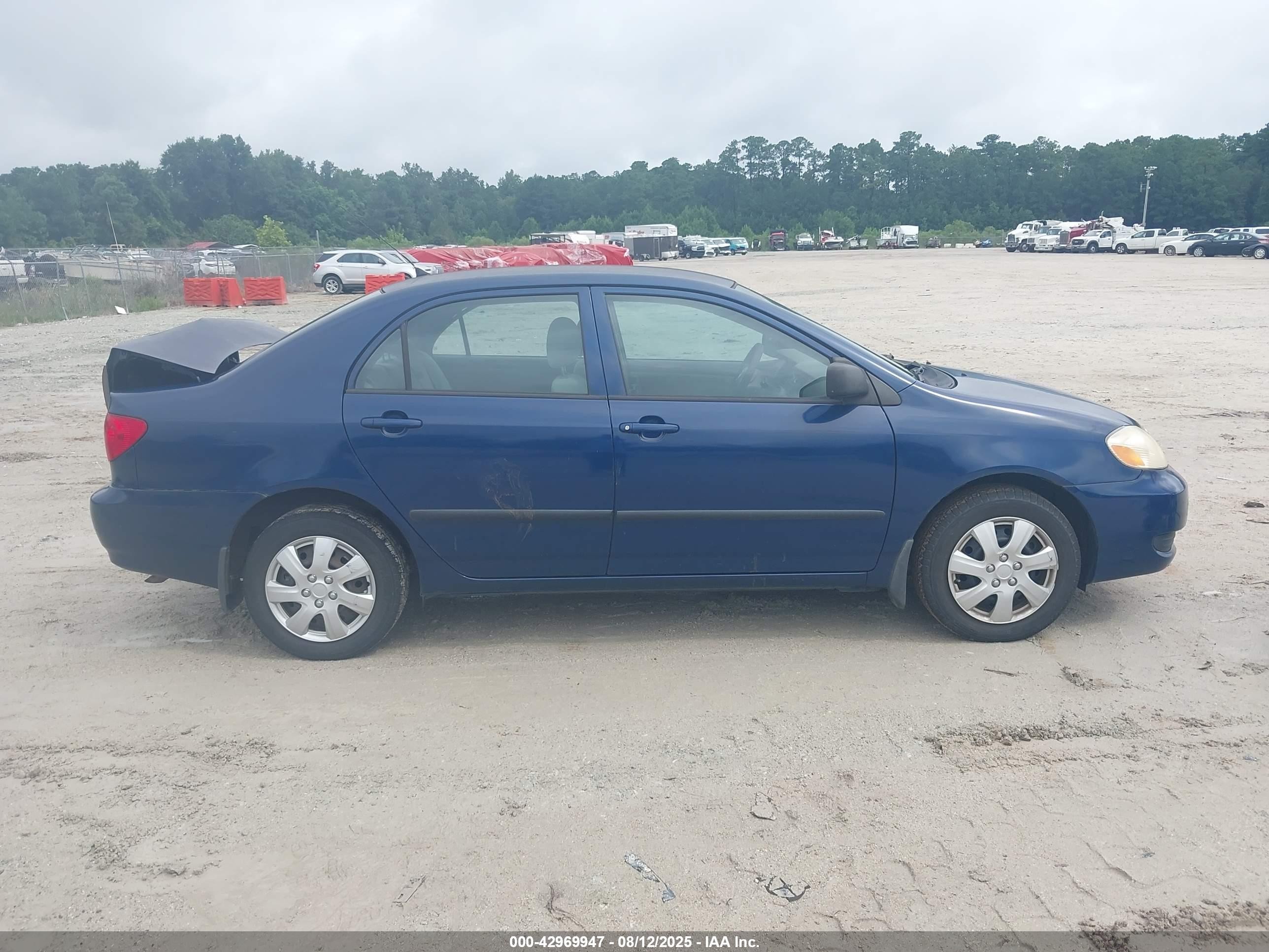 2008 Toyota Corolla Ce Blue vin: 1NXBR32EX8Z975467